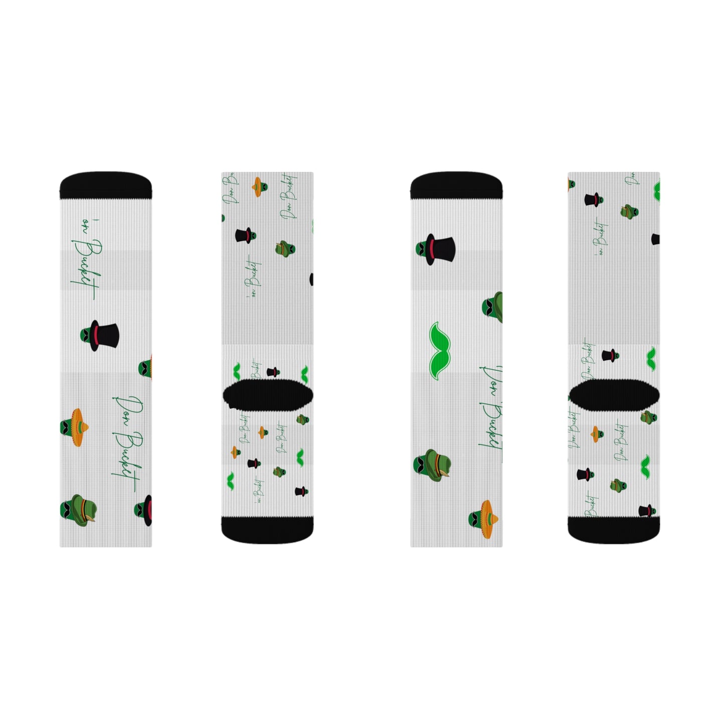 Don Bucket Characters Socks: Fun Footwear for Parties, Festivals, Gift Giving, Everyday Wear, Holiday Cheer