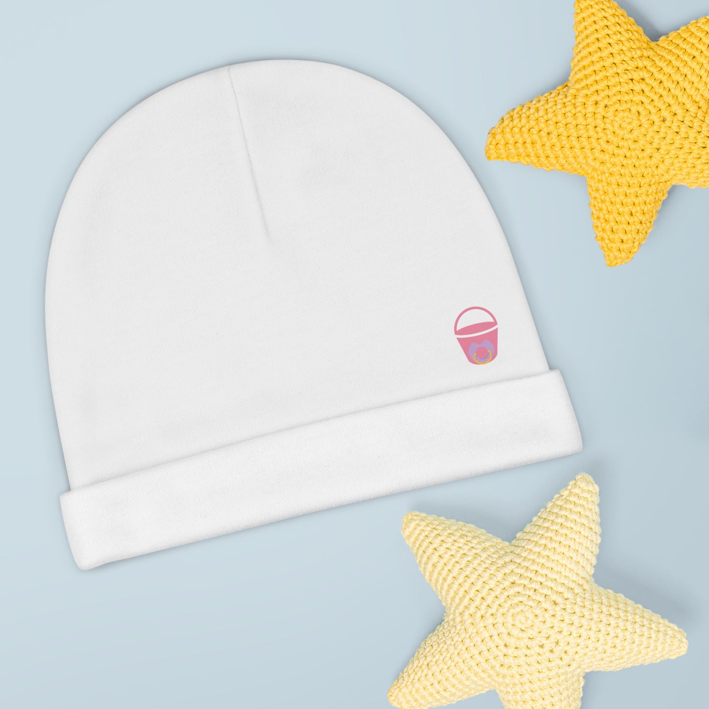 Beanie Hat Don Bucket Company Logo Embroidered Baby Beanie