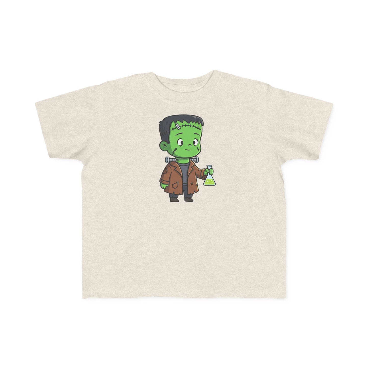 Toddler Franken-Science Tee, Cute Halloween Shirt, Toddler Graphic T-Shirt, Kids Costume Top, Trick-or-Treat Apparel