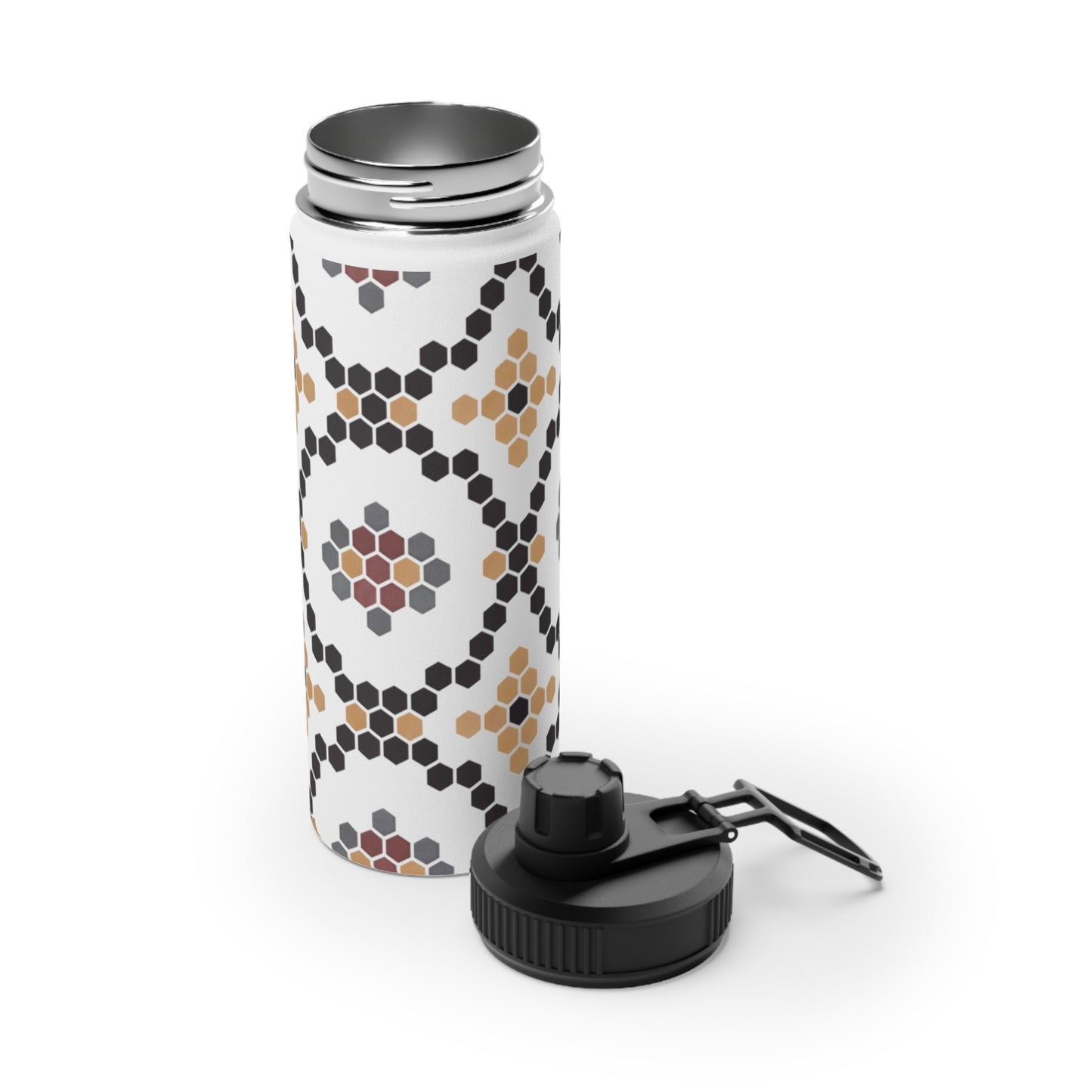 Insulated Stainless Steel Water Bottle with Lid | Keeps Drinks Cold 24H | Leak-Proof for Gym, Hiking & Travel