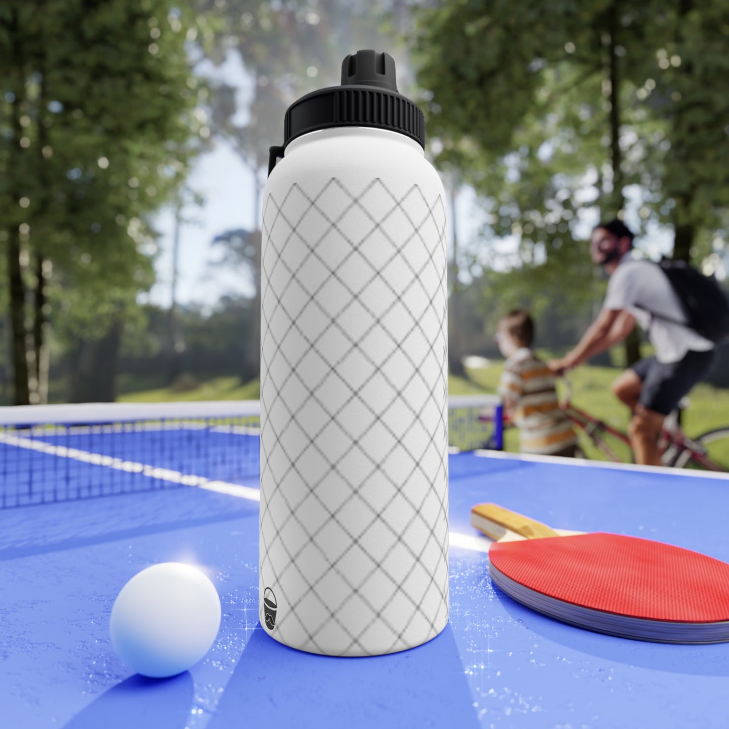 Insulated Stainless Steel Water Bottle with Lid | Keeps Drinks Cold 24H | Leak-Proof for Gym, Hiking & Travel