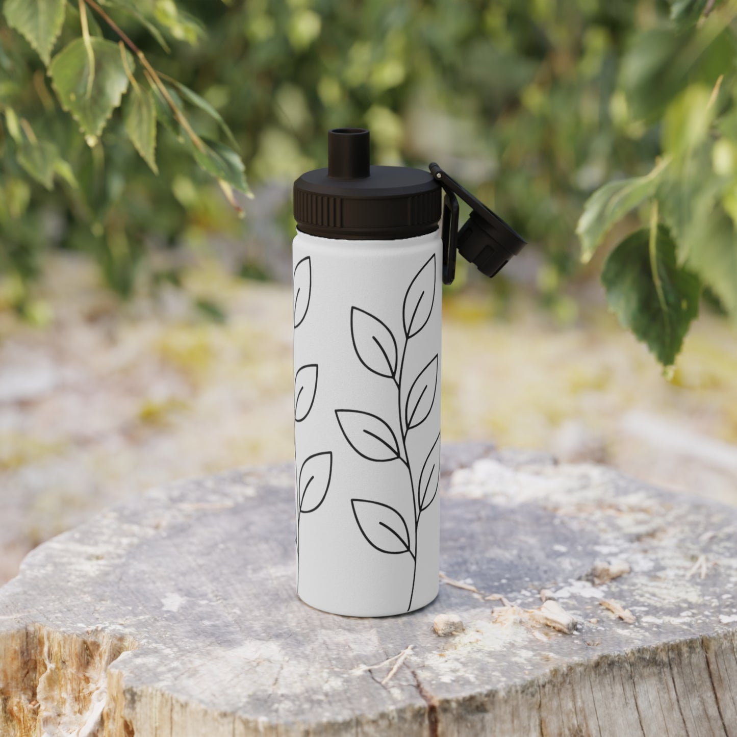 Insulated Stainless Steel Water Bottle with Lid | Keeps Drinks Cold 24H | Leak-Proof for Gym, Hiking & Travel