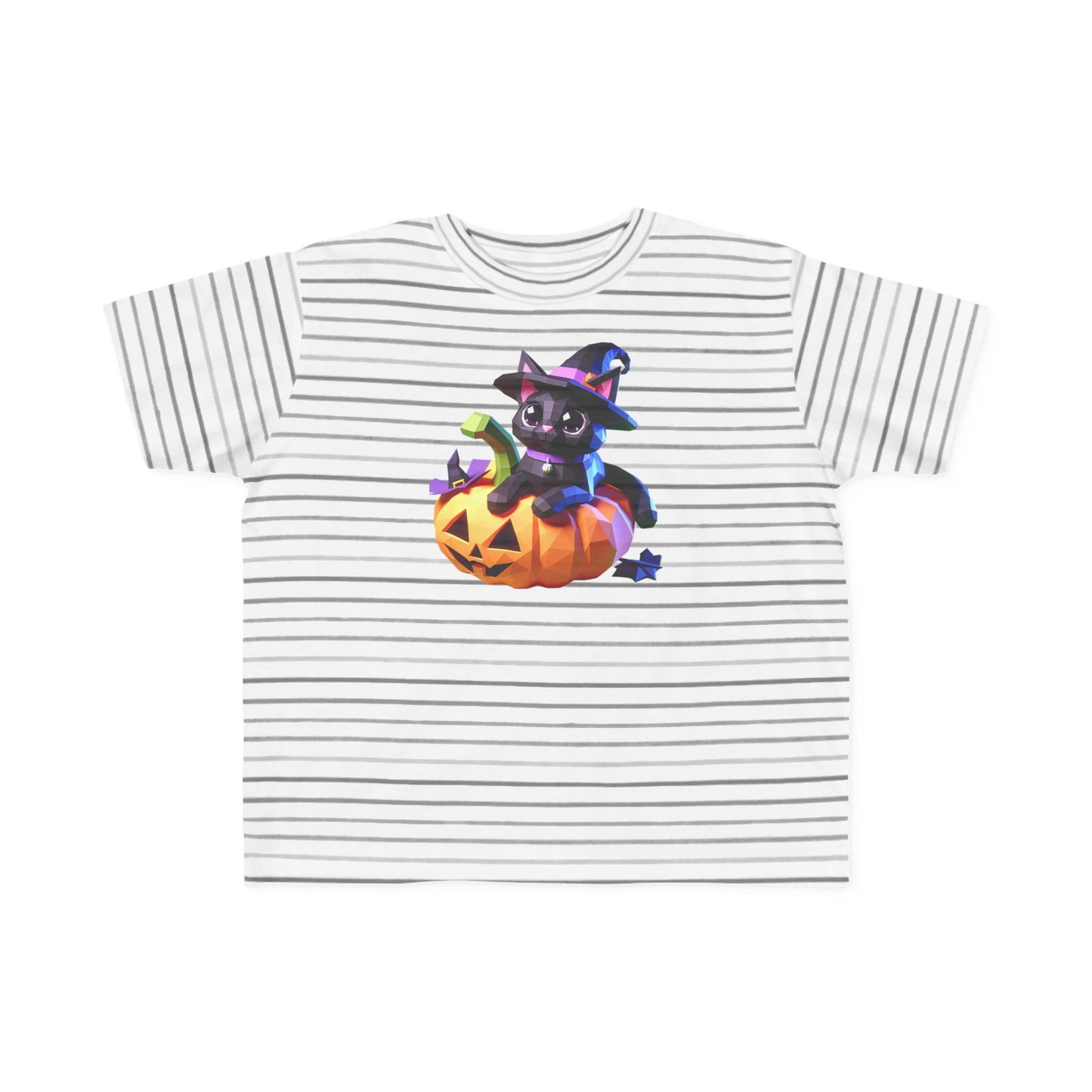 Cute Halloween Cat Toddler Tee, Kids Halloween Shirt, Pumpkin T-Shirt, Toddler Witch Tee, Halloween Outfit for Kids