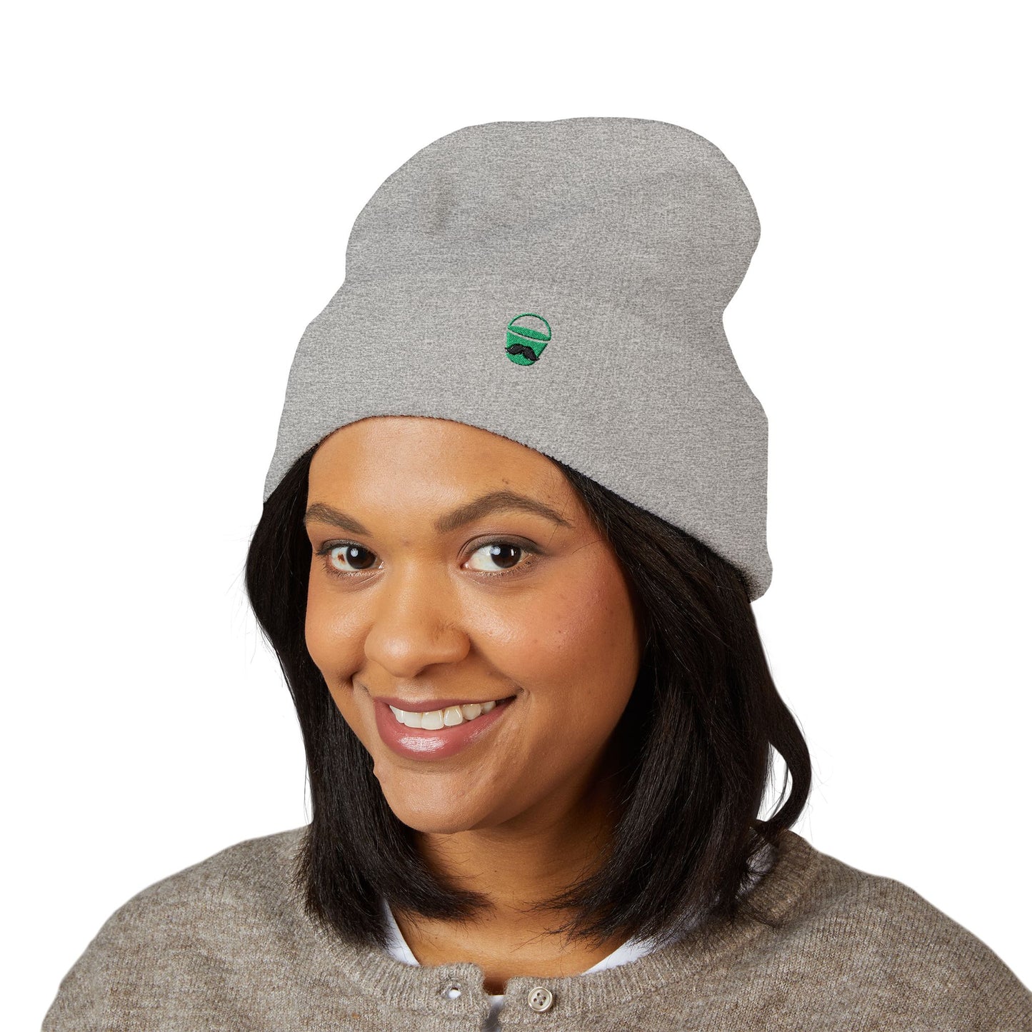 Beanie Hat with Don Bucket Company Logo Embroidery