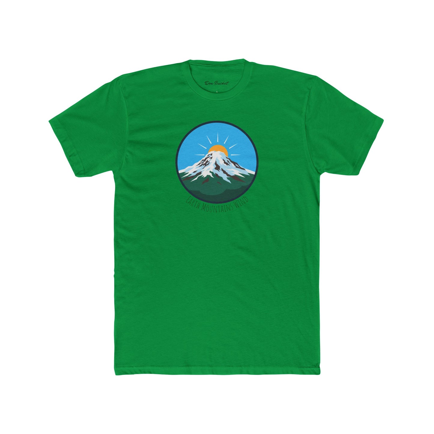 Mountain Sunrise Unisex Cotton Crew Tee | Outdoor Adventure Shirt, Gift for Nature Lovers, Casual Wear, Travel Apparel, Eco-Friendly Tee