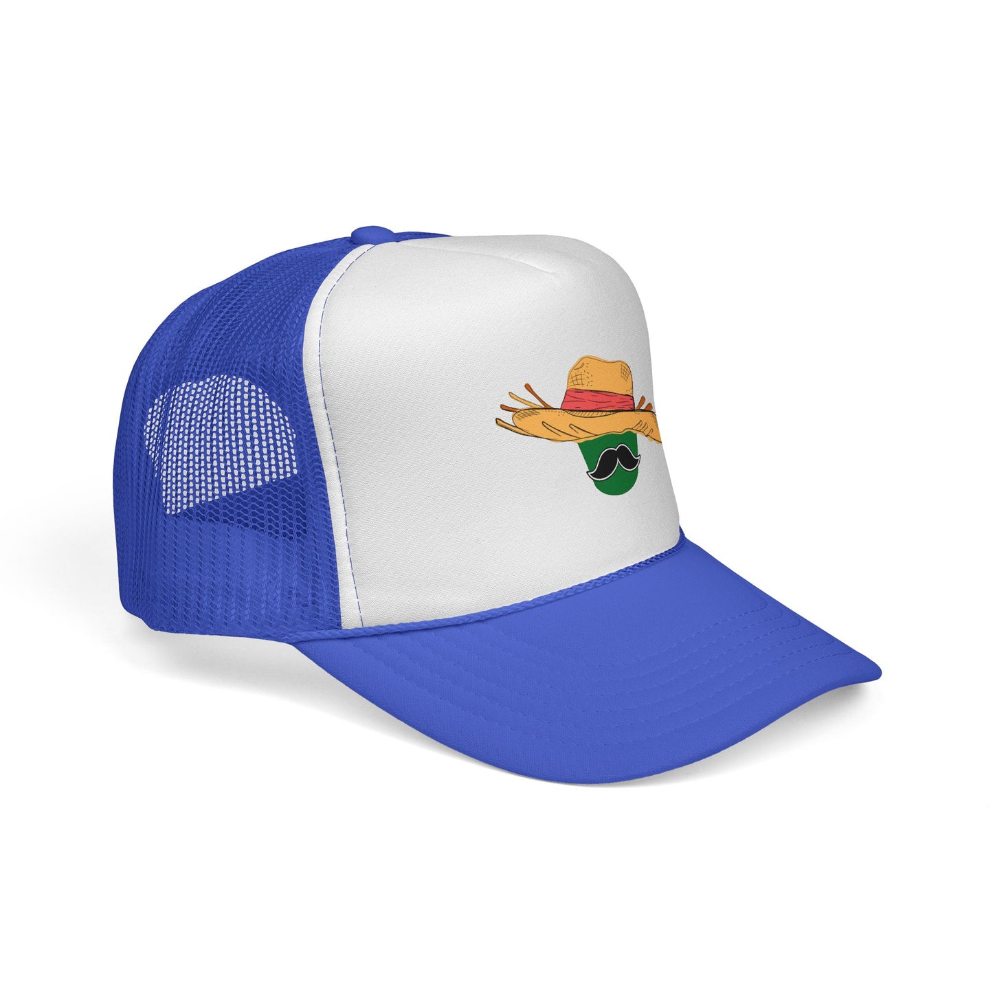 Jibarito Don Bucket Trucker Cap, Beach Hat, Outdoor Adventure Cap, Festival Wear, Gift for Him/Her, Stylish Sun Protection