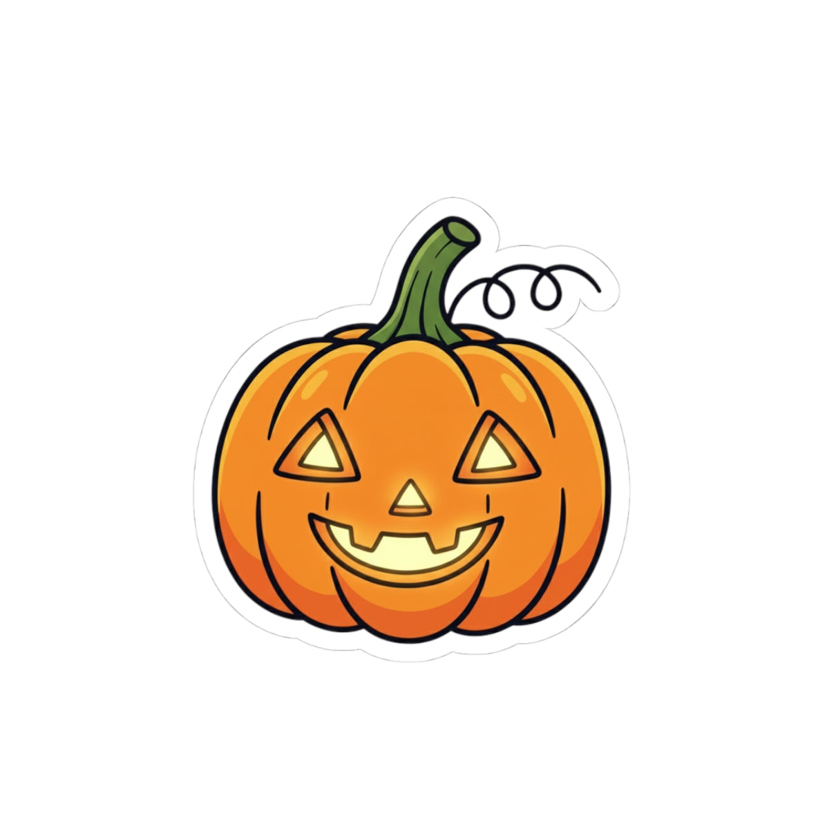 Pumpkin Kiss-Cut Stickers for Halloween Decor, Laptop, Scrapbooking, Seasonal Crafts, Party Favors, Trick or Treat