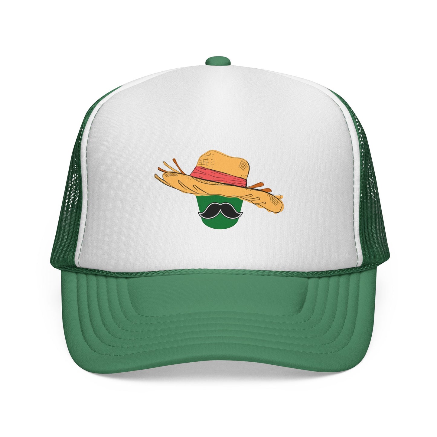 Jibarito Don Bucket Trucker Cap, Beach Hat, Outdoor Adventure Cap, Festival Wear, Gift for Him/Her, Stylish Sun Protection