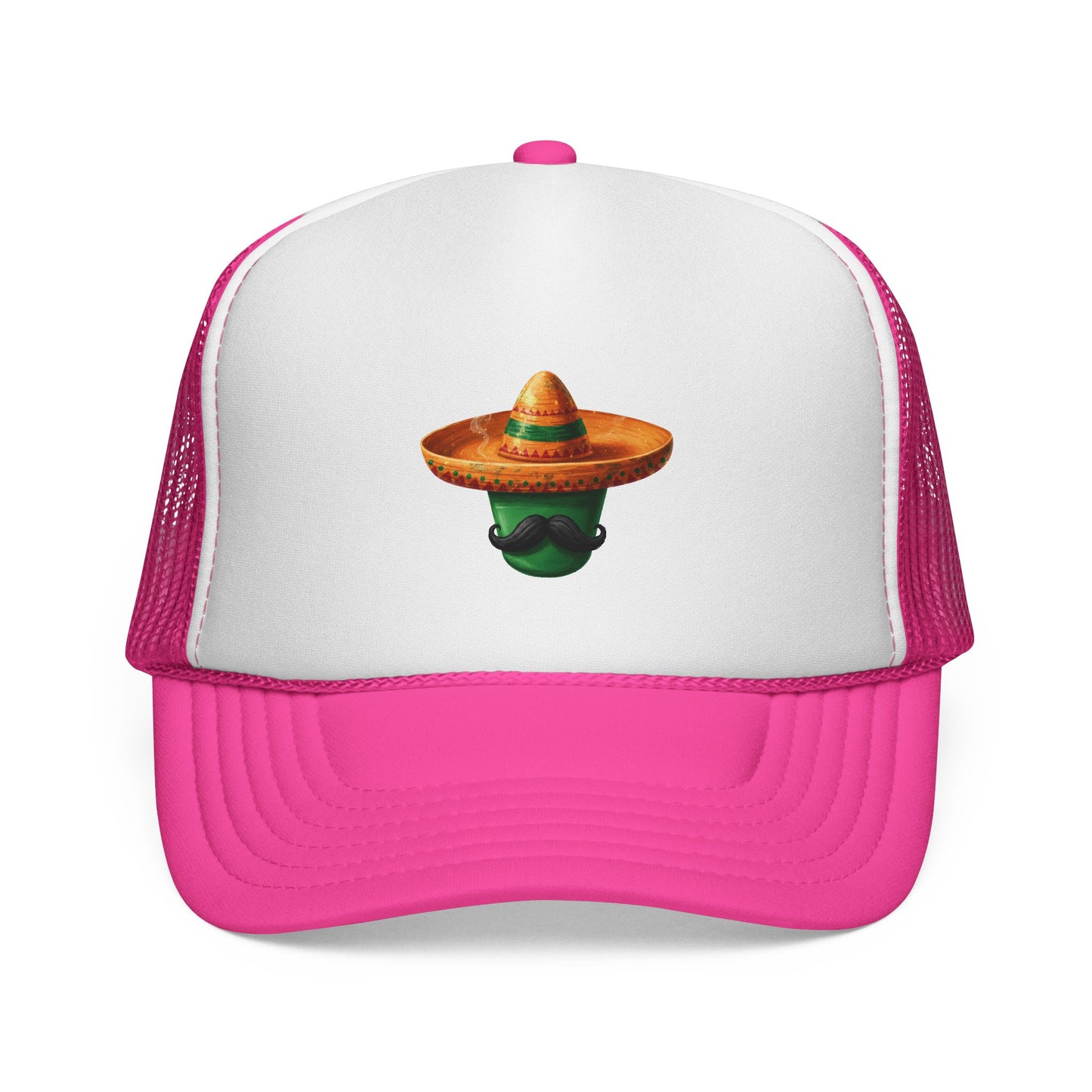 Sombrero Trucker Cap, Fun Party Hat, Festival Accessory, Gift for Friends, Summer Style, Vintage Look