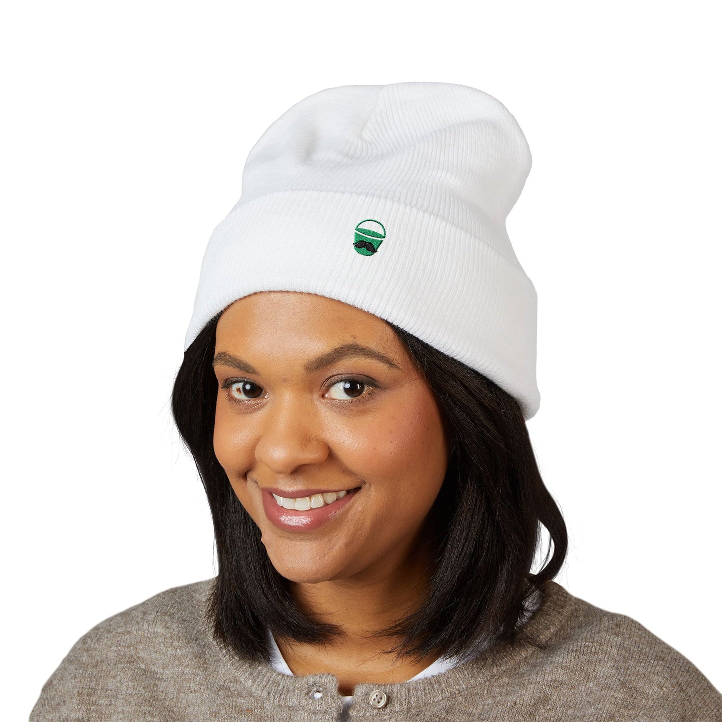 Beanie Hat with Don Bucket Company Logo Embroidery