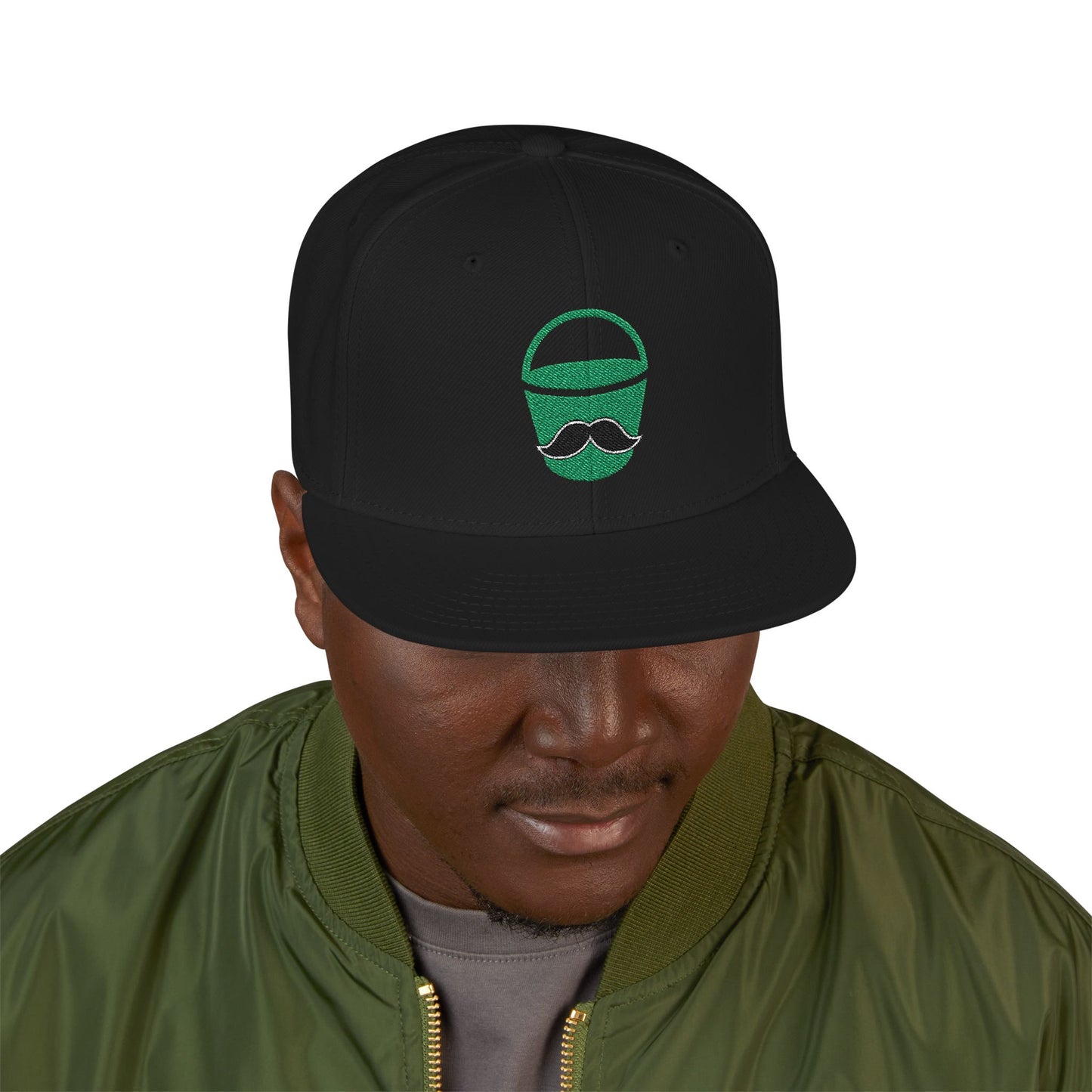 Snapback Cap Don Bucket Company Logo Embroidery