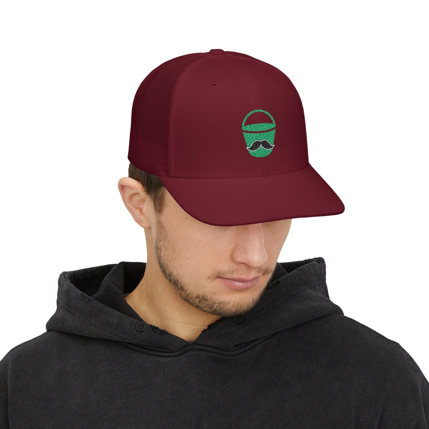 Don Bucket Company Logo Snapback Trucker Cap, Embroidered Hat, Unique Baseball