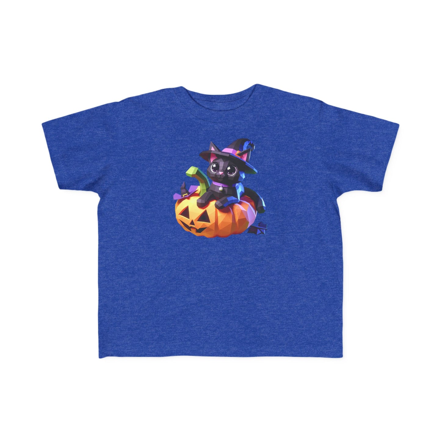 Cute Halloween Cat Toddler Tee, Kids Halloween Shirt, Pumpkin T-Shirt, Toddler Witch Tee, Halloween Outfit for Kids