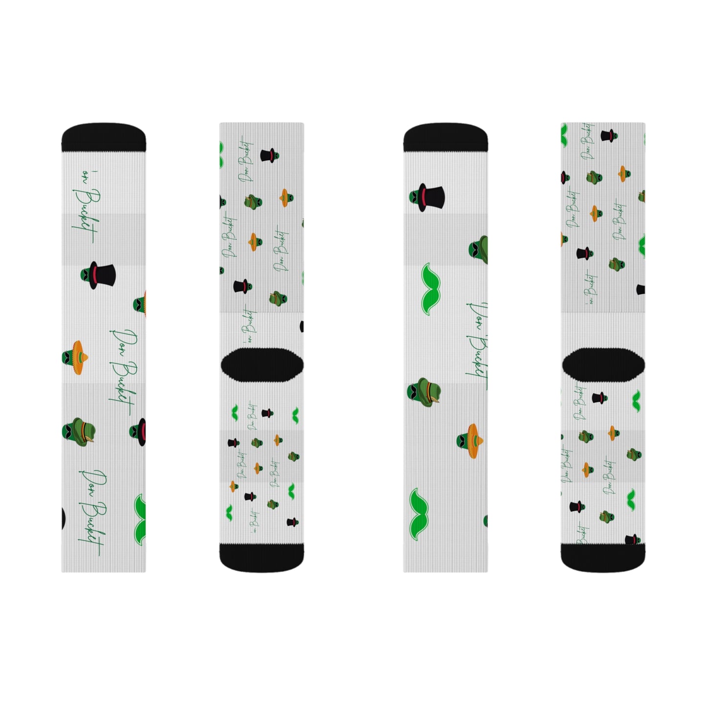 Don Bucket Characters Socks: Fun Footwear for Parties, Festivals, Gift Giving, Everyday Wear, Holiday Cheer