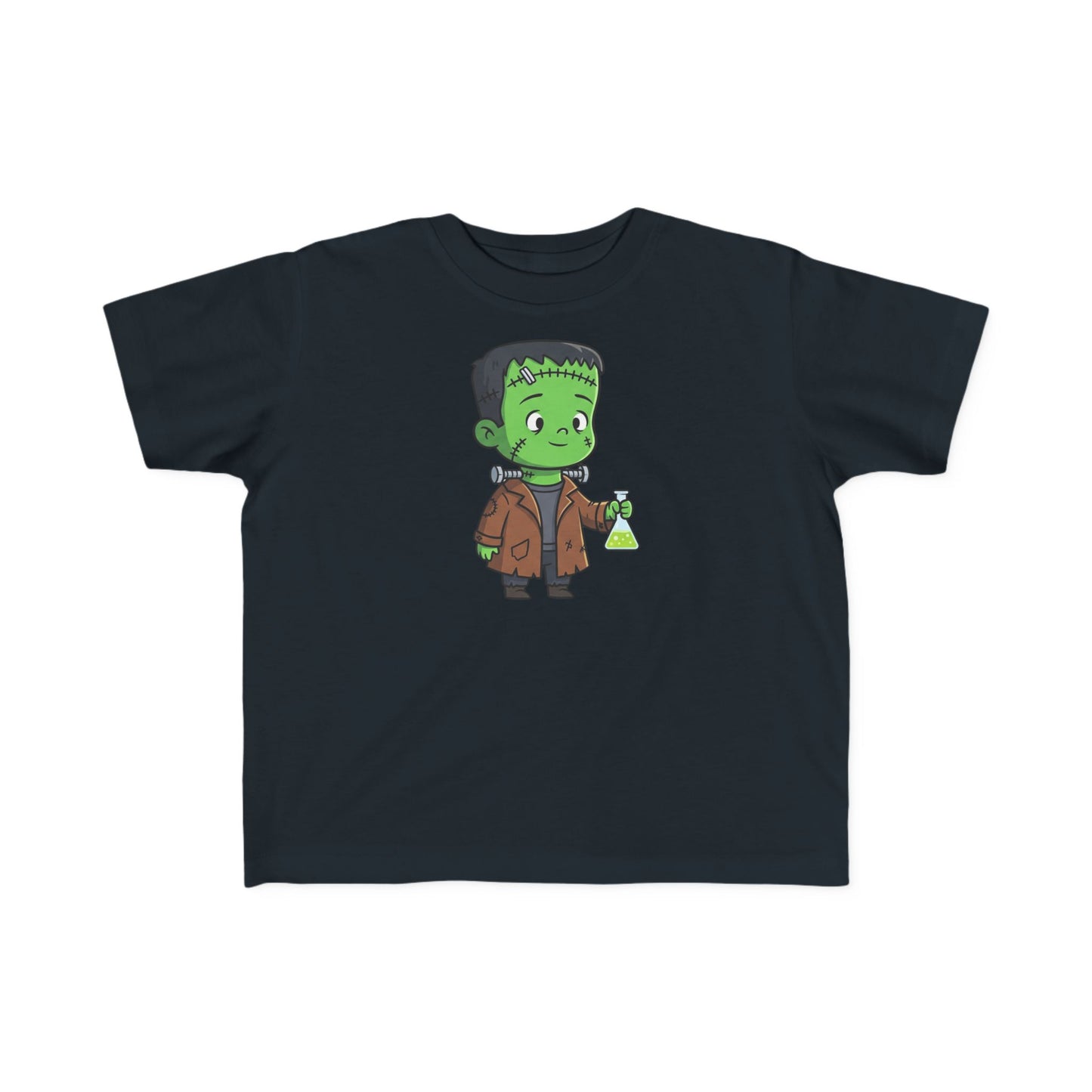 Toddler Franken-Science Tee, Cute Halloween Shirt, Toddler Graphic T-Shirt, Kids Costume Top, Trick-or-Treat Apparel