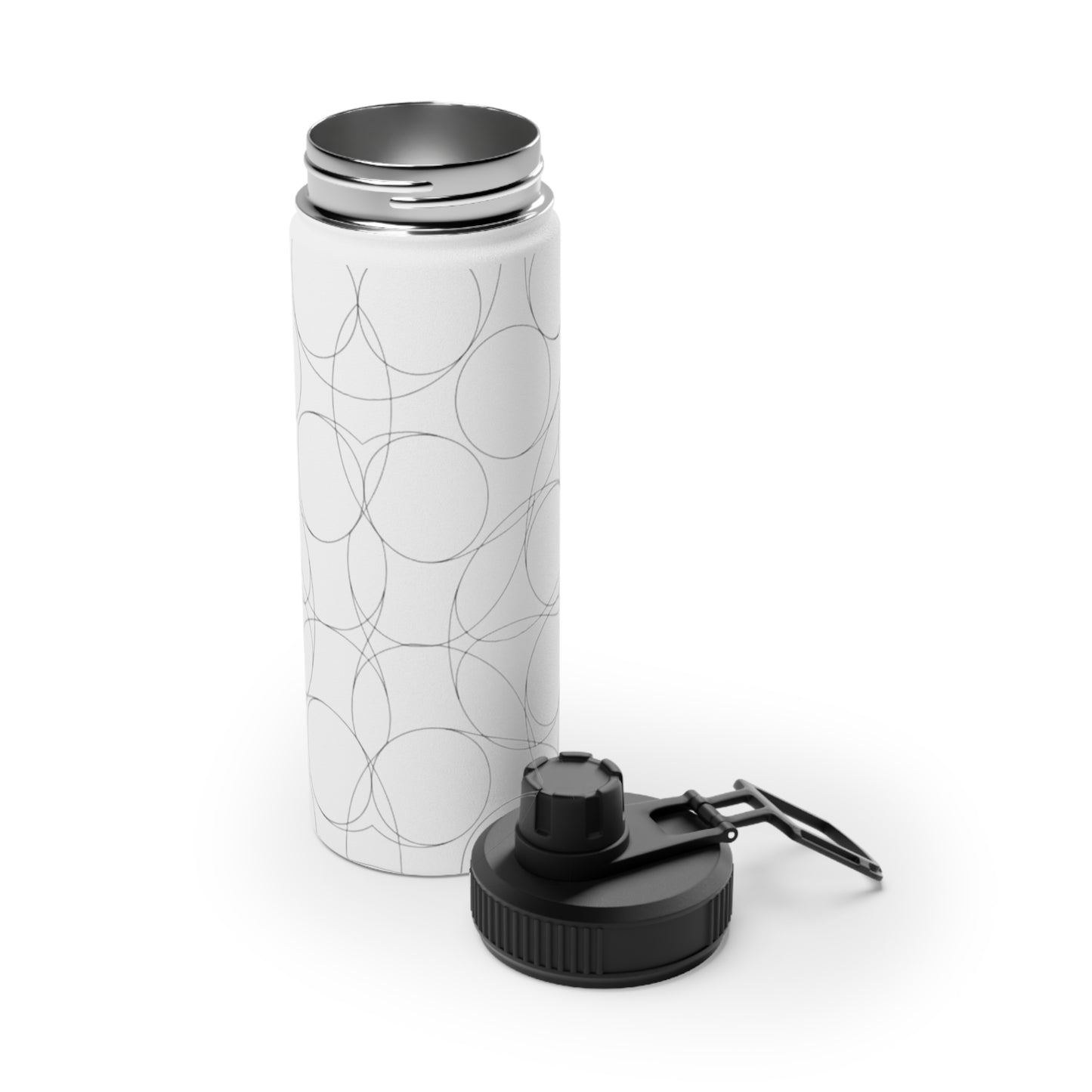 Insulated Stainless Steel Water Bottle with Lid | Keeps Drinks Cold 24H | Leak-Proof for Gym, Hiking & Travel