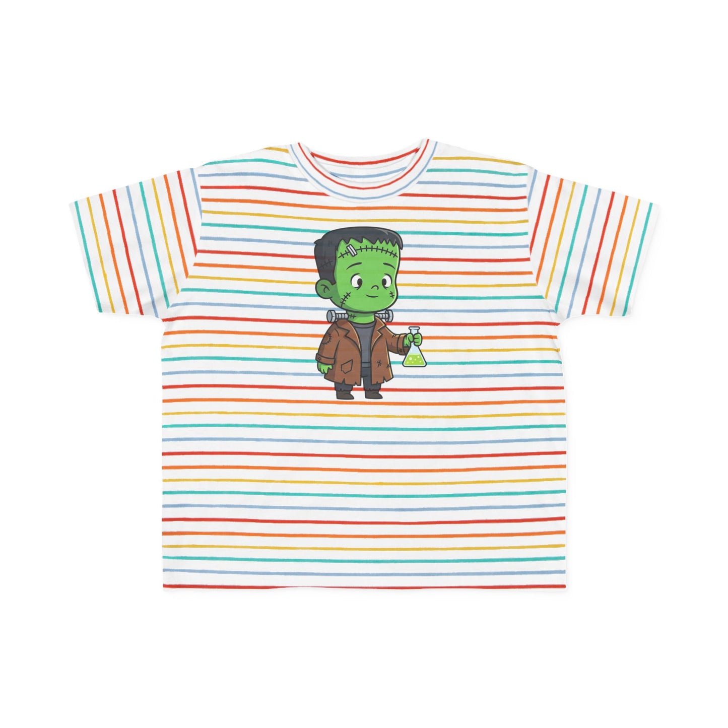 Toddler Franken-Science Tee, Cute Halloween Shirt, Toddler Graphic T-Shirt, Kids Costume Top, Trick-or-Treat Apparel