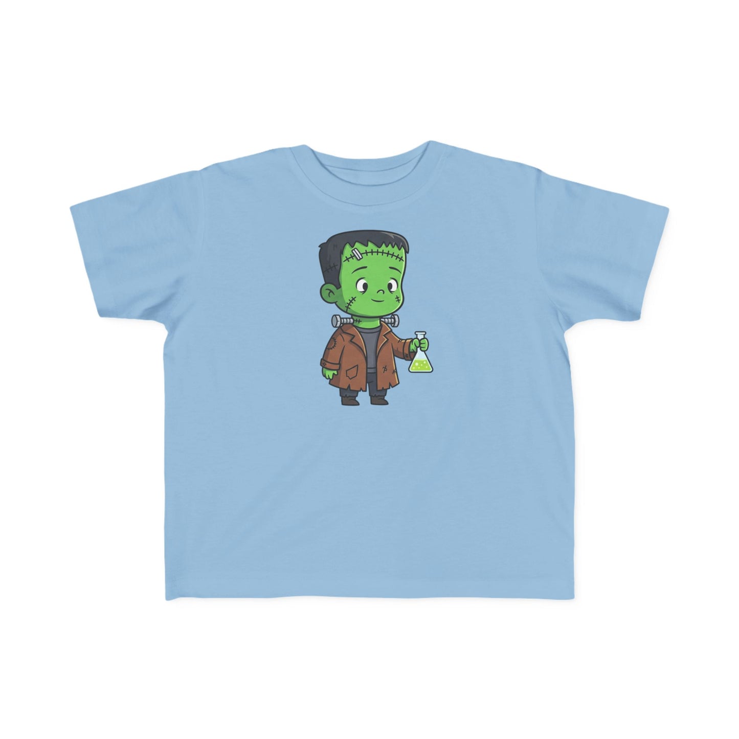 Toddler Franken-Science Tee, Cute Halloween Shirt, Toddler Graphic T-Shirt, Kids Costume Top, Trick-or-Treat Apparel