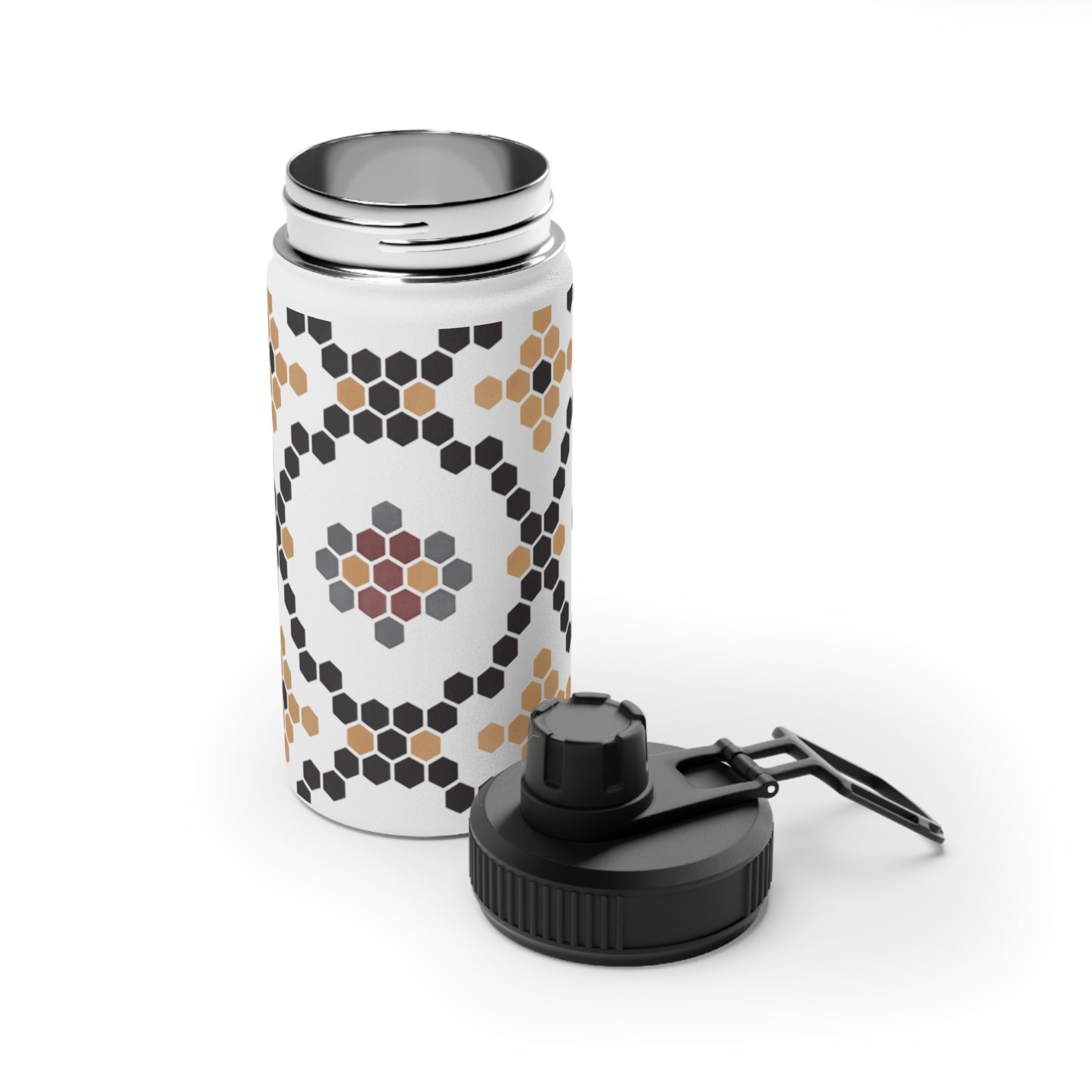 Insulated Stainless Steel Water Bottle with Lid | Keeps Drinks Cold 24H | Leak-Proof for Gym, Hiking & Travel