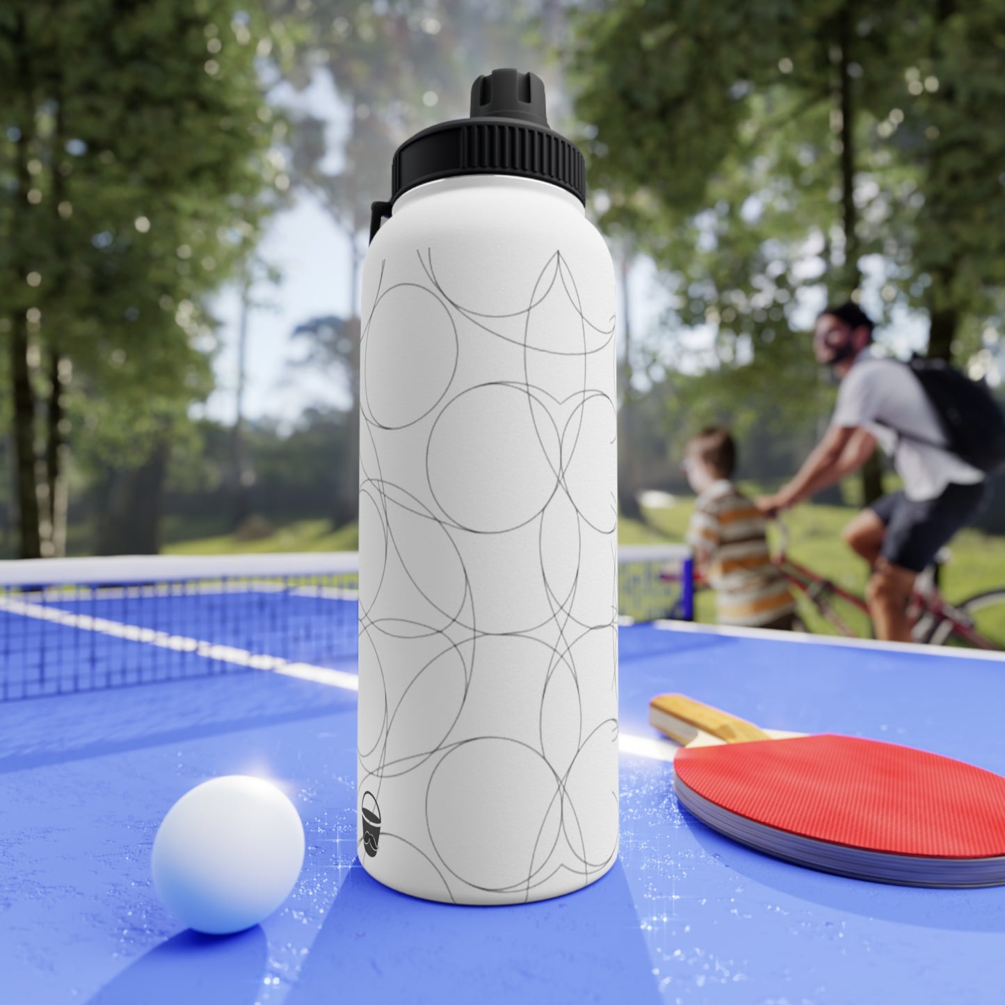 Insulated Stainless Steel Water Bottle with Lid | Keeps Drinks Cold 24H | Leak-Proof for Gym, Hiking & Travel