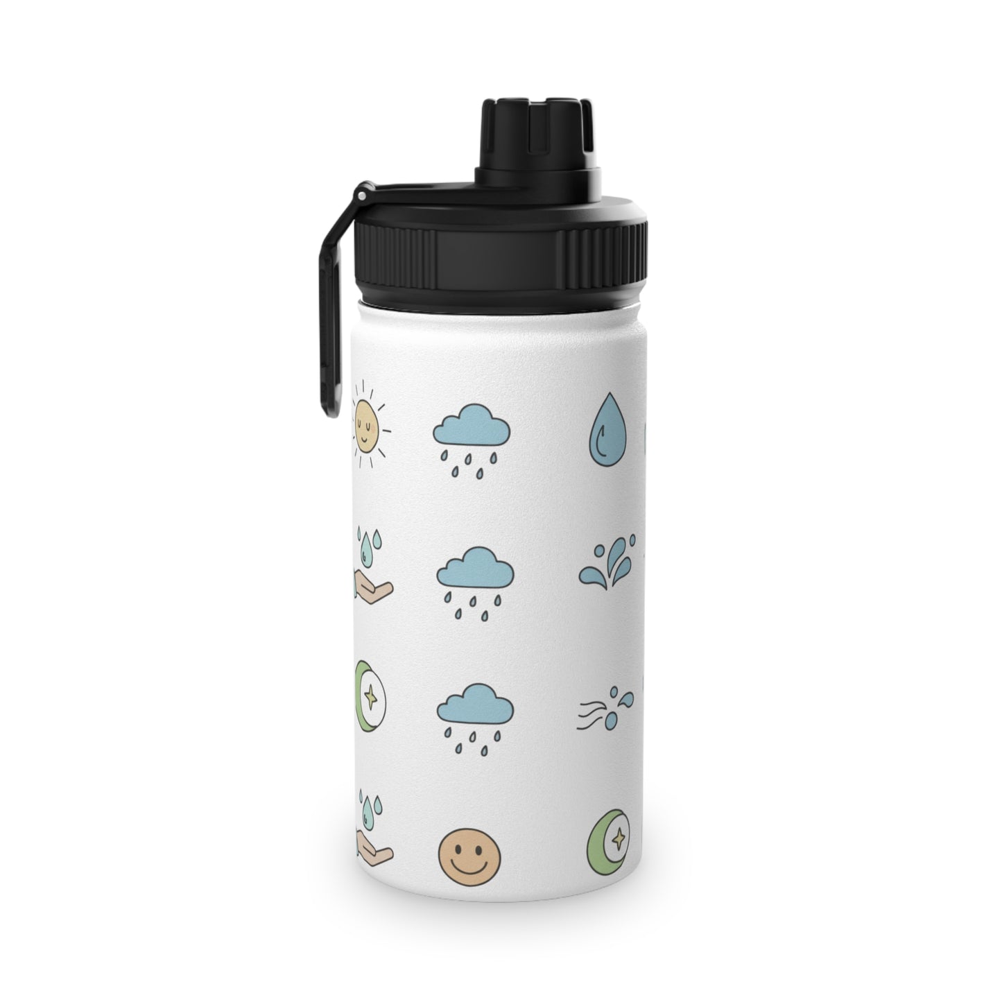 Insulated Stainless Steel Water Bottle with Lid | Keeps Drinks Cold 24H | Leak-Proof for Gym, Hiking & Travel