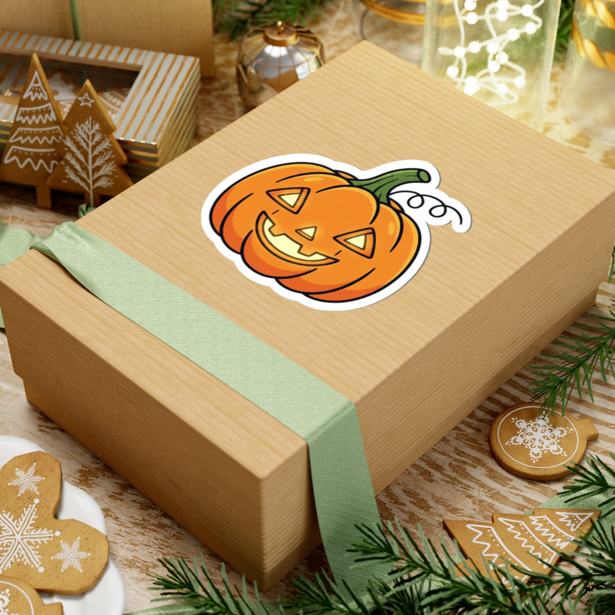 Pumpkin Kiss-Cut Stickers for Halloween Decor, Laptop, Scrapbooking, Seasonal Crafts, Party Favors, Trick or Treat