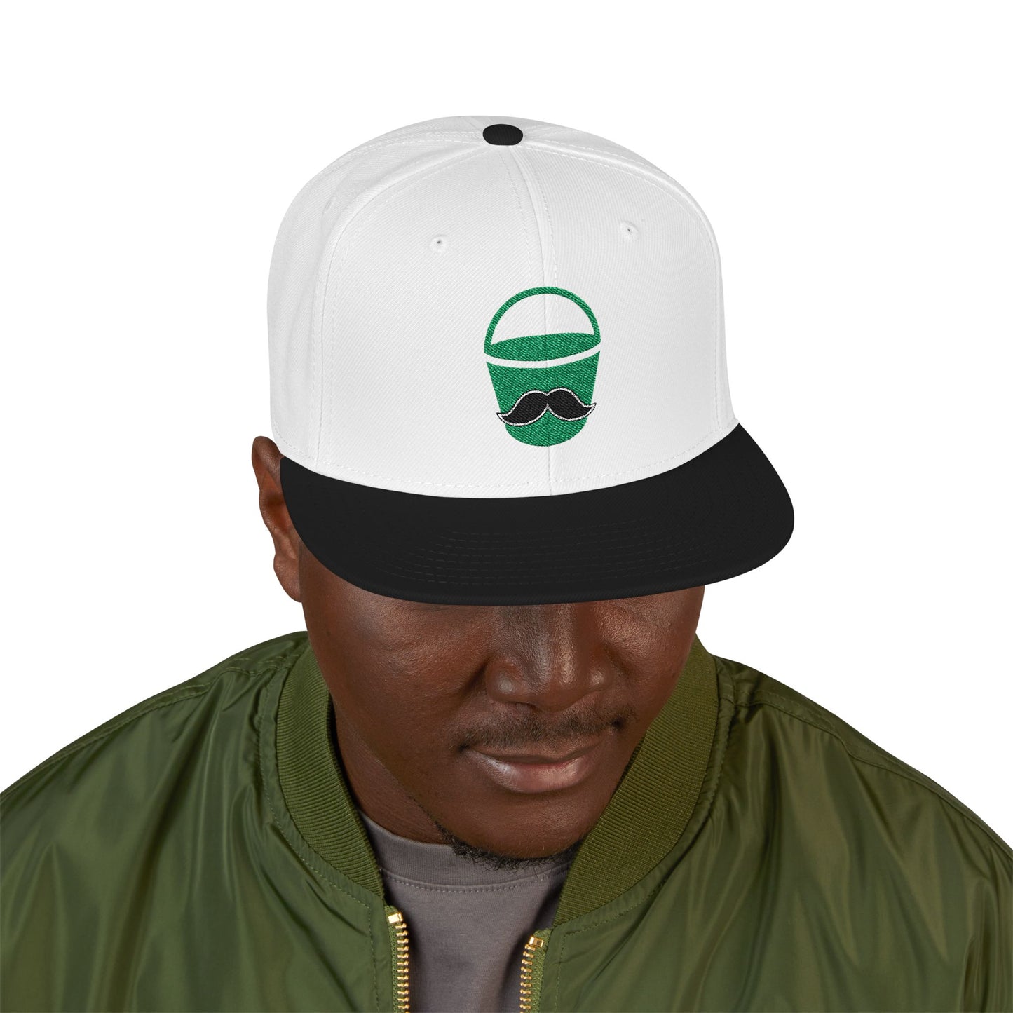 Snapback Cap Don Bucket Company Logo Embroidery