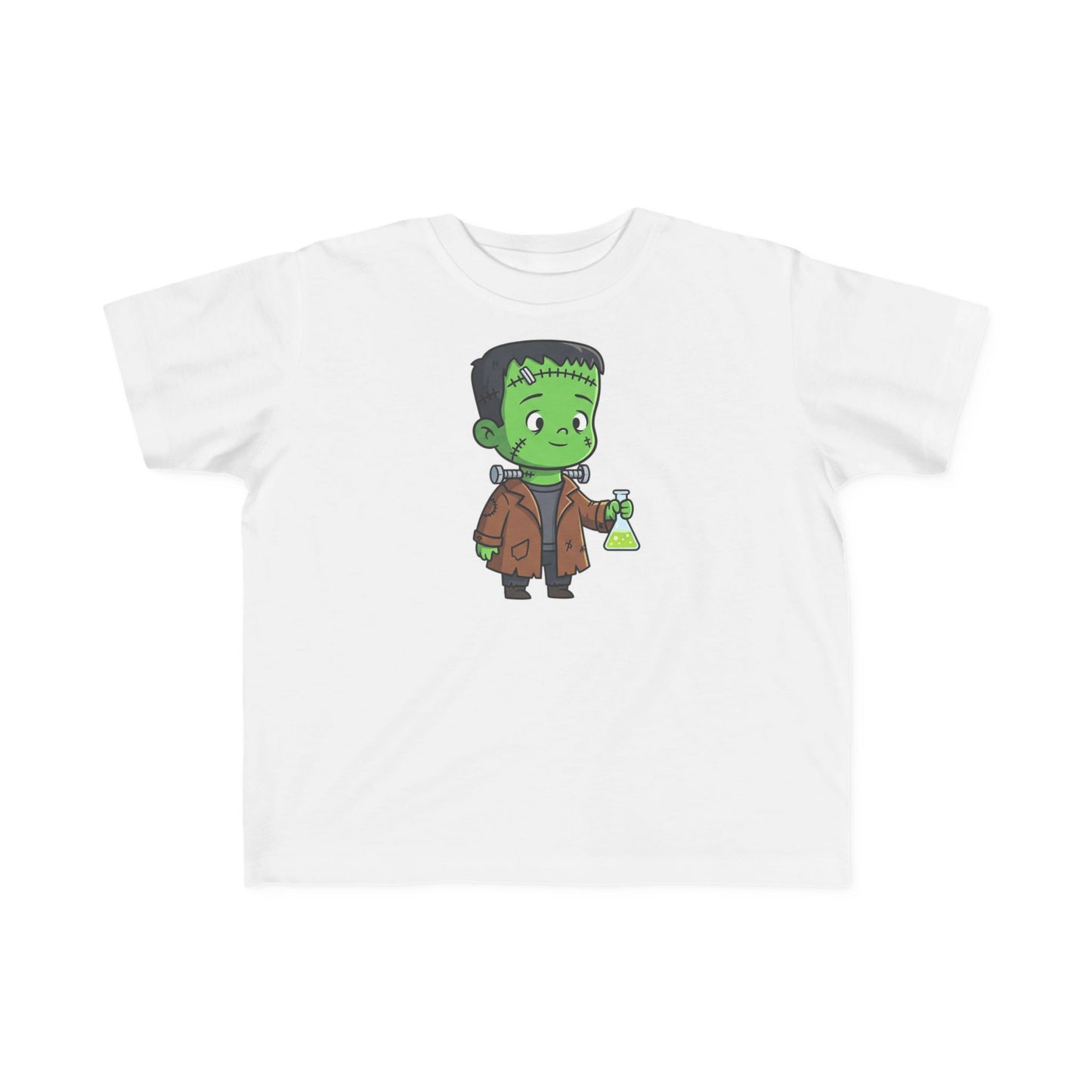 Toddler Franken-Science Tee, Cute Halloween Shirt, Toddler Graphic T-Shirt, Kids Costume Top, Trick-or-Treat Apparel