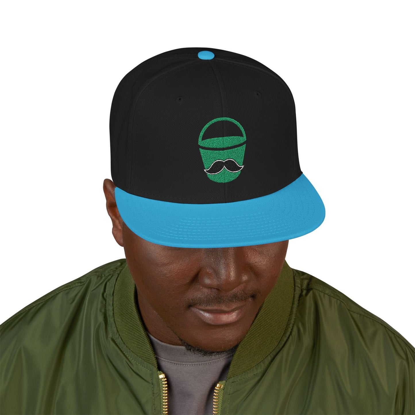 Snapback Cap Don Bucket Company Logo Embroidery