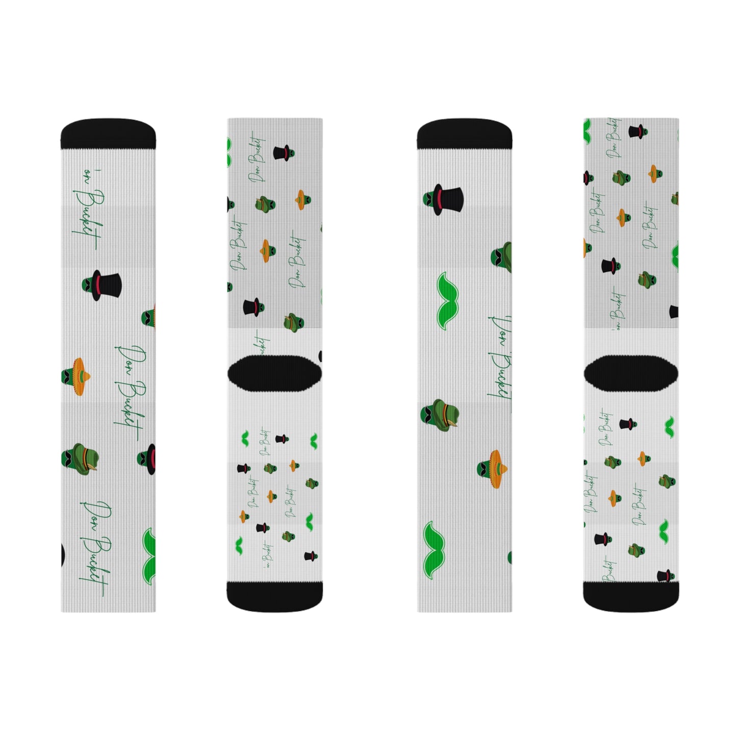 Don Bucket Characters Socks: Fun Footwear for Parties, Festivals, Gift Giving, Everyday Wear, Holiday Cheer