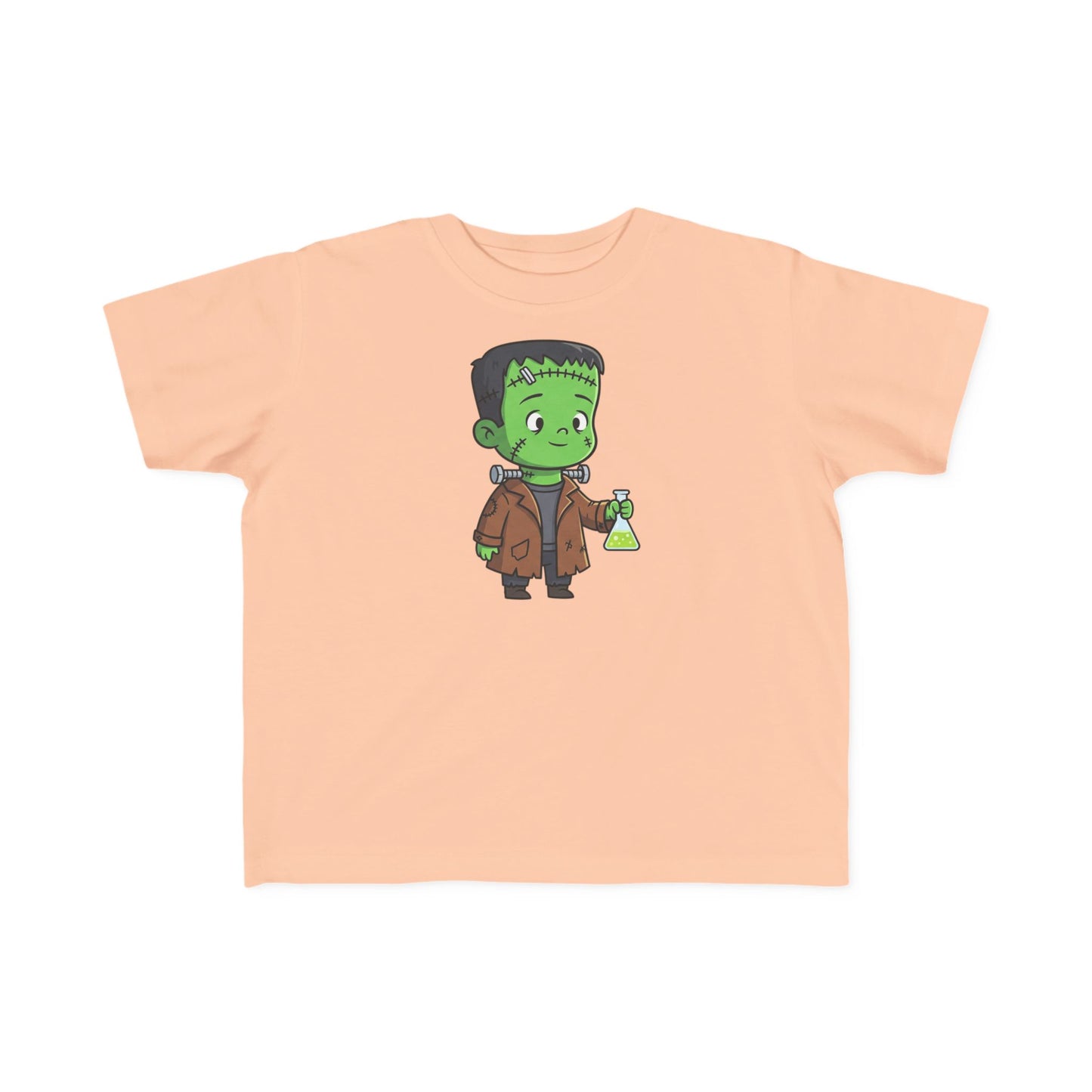 Toddler Franken-Science Tee, Cute Halloween Shirt, Toddler Graphic T-Shirt, Kids Costume Top, Trick-or-Treat Apparel