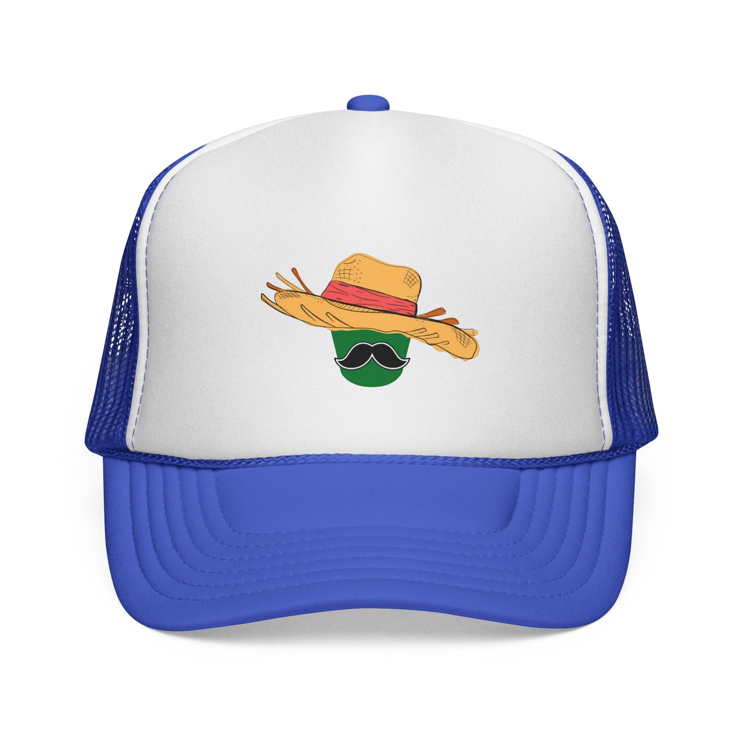 Jibarito Don Bucket Trucker Cap, Beach Hat, Outdoor Adventure Cap, Festival Wear, Gift for Him/Her, Stylish Sun Protection