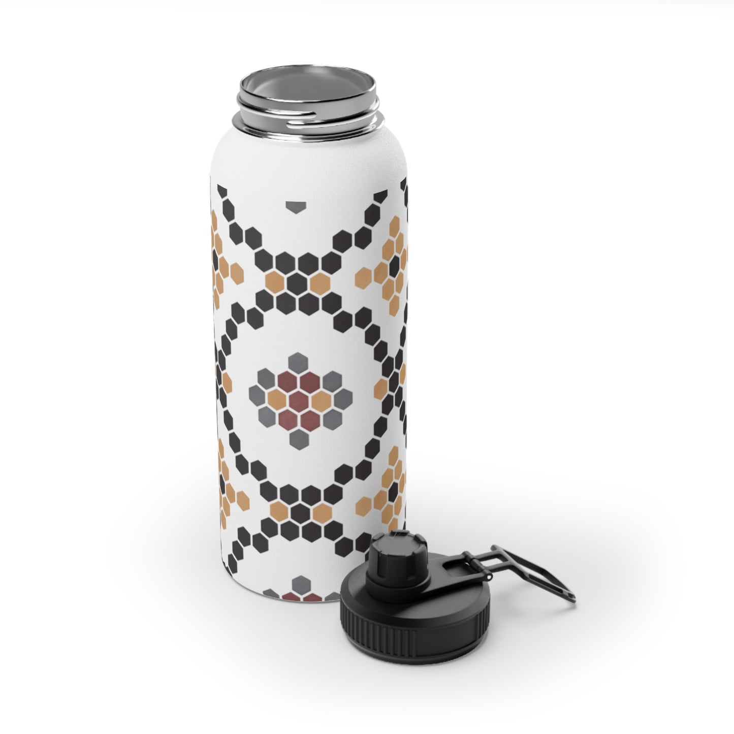 Insulated Stainless Steel Water Bottle with Lid | Keeps Drinks Cold 24H | Leak-Proof for Gym, Hiking & Travel