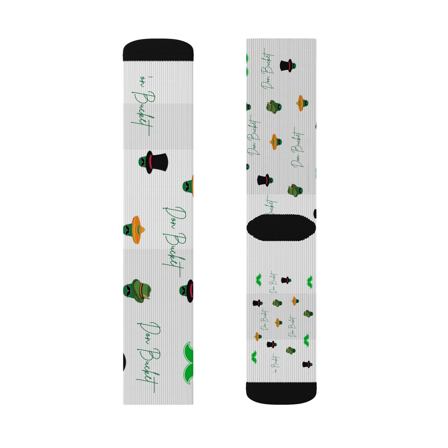 Don Bucket Characters Socks: Fun Footwear for Parties, Festivals, Gift Giving, Everyday Wear, Holiday Cheer