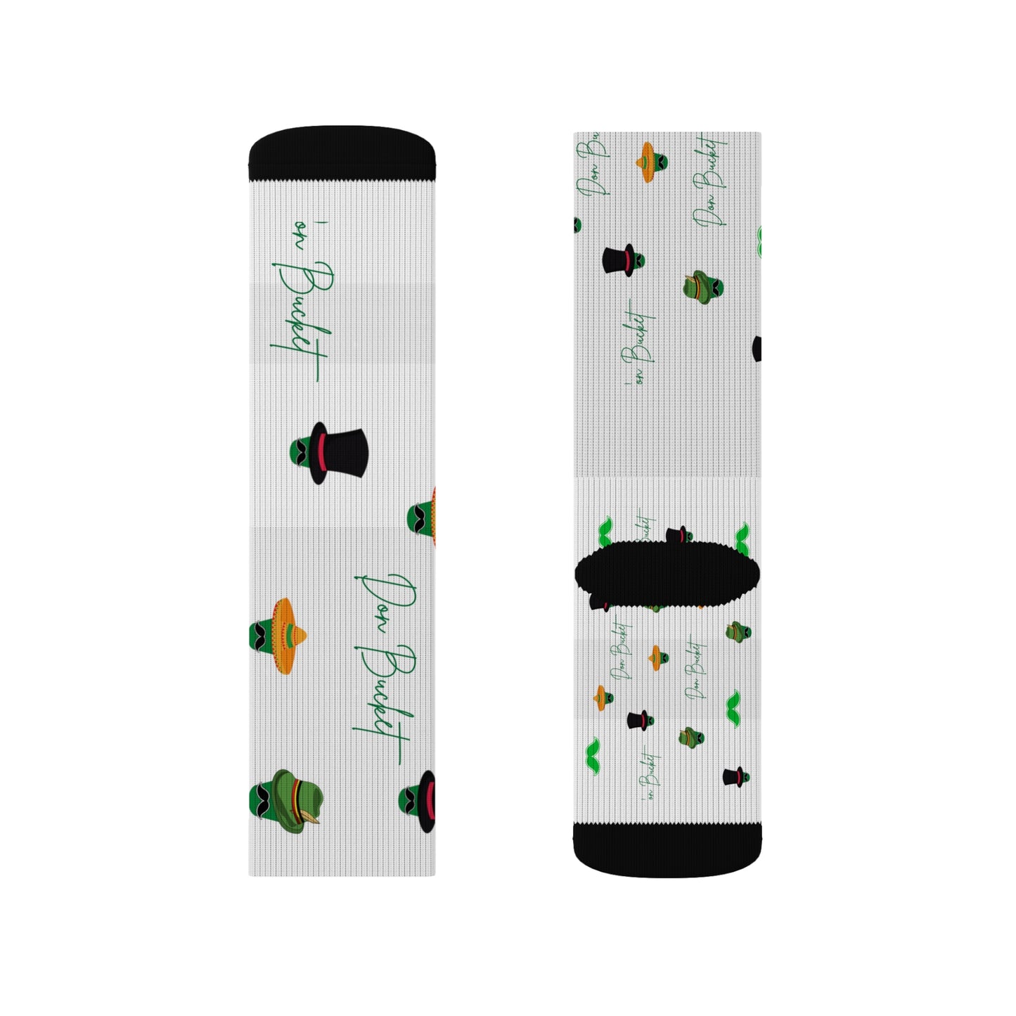 Don Bucket Characters Socks: Fun Footwear for Parties, Festivals, Gift Giving, Everyday Wear, Holiday Cheer