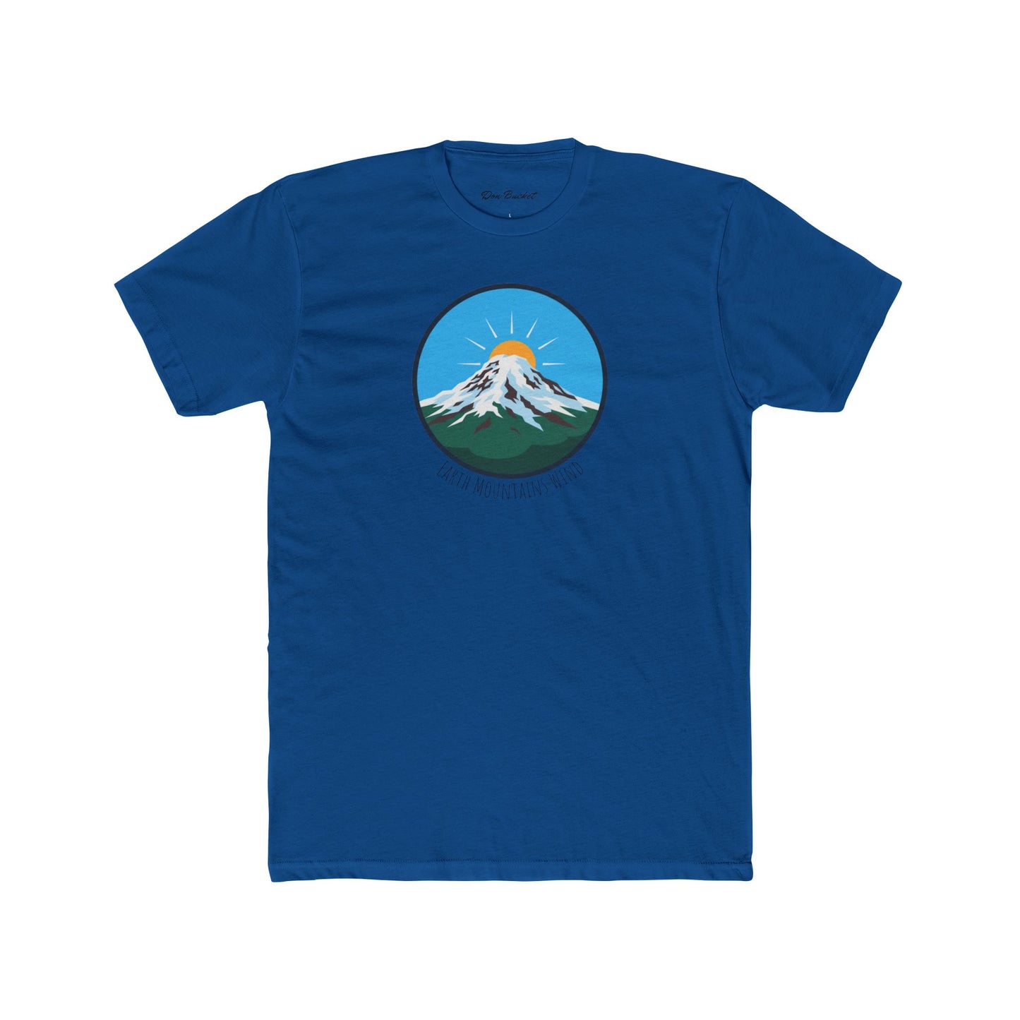 Mountain Sunrise Unisex Cotton Crew Tee | Outdoor Adventure Shirt, Gift for Nature Lovers, Casual Wear, Travel Apparel, Eco-Friendly Tee