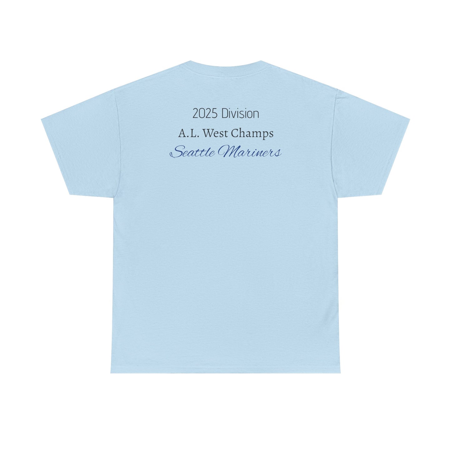 Unisex Heavy Cotton Tee | American League West Division Champs 2025, Sports Fan Tee, Gift for Baseball Lovers, Casual Wear, Team Merchandise