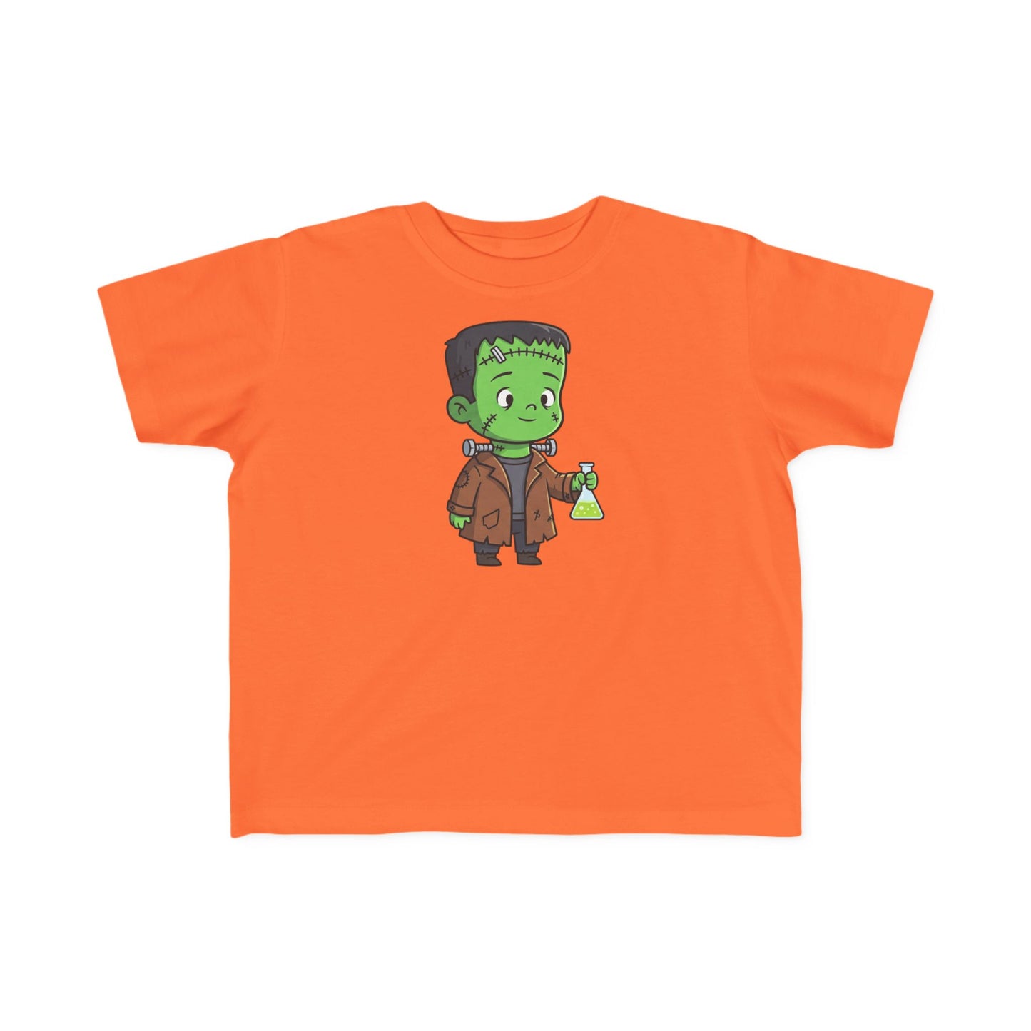 Toddler Franken-Science Tee, Cute Halloween Shirt, Toddler Graphic T-Shirt, Kids Costume Top, Trick-or-Treat Apparel