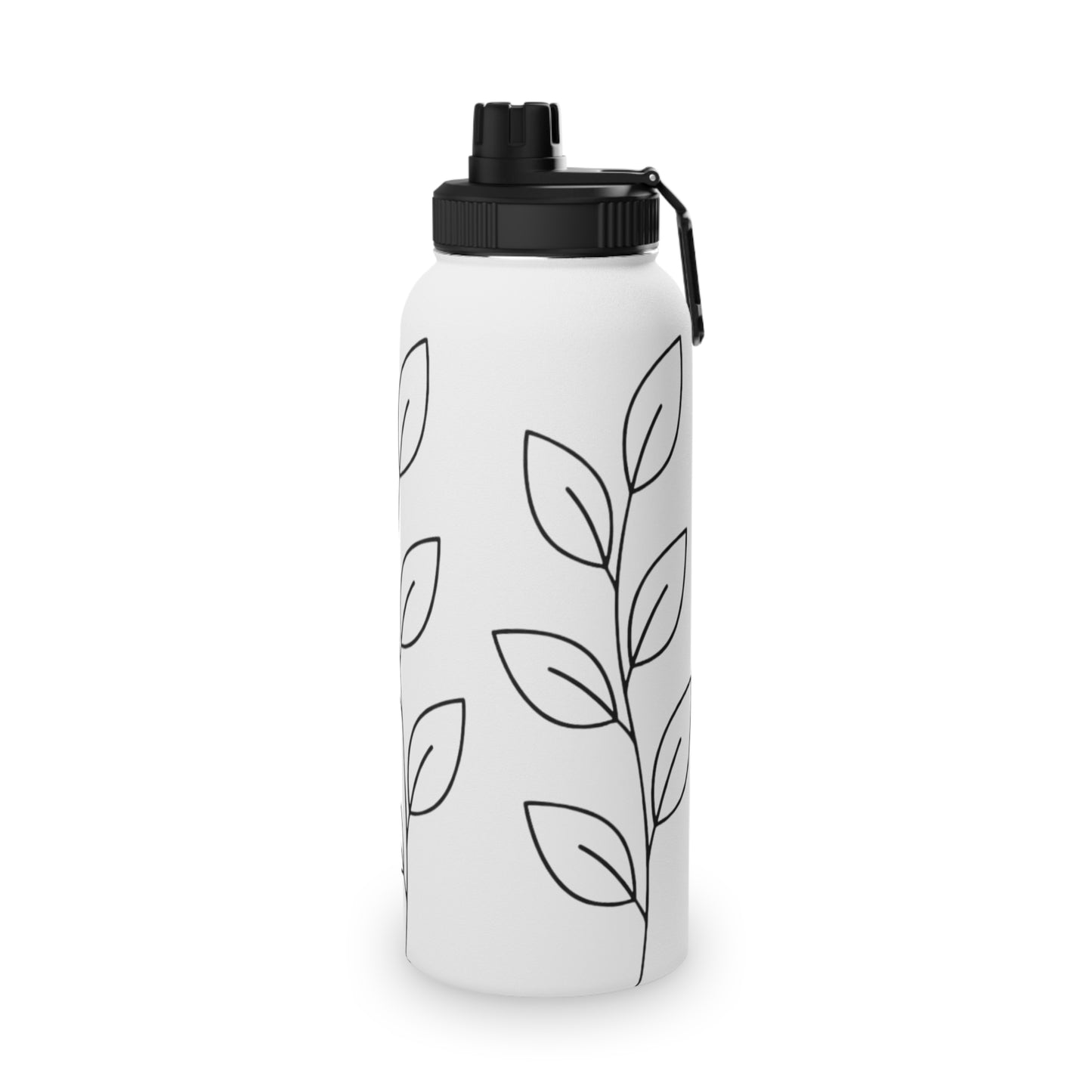 Insulated Stainless Steel Water Bottle with Lid | Keeps Drinks Cold 24H | Leak-Proof for Gym, Hiking & Travel
