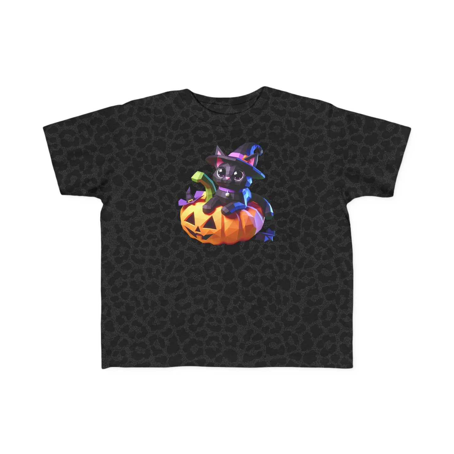 Cute Halloween Cat Toddler Tee, Kids Halloween Shirt, Pumpkin T-Shirt, Toddler Witch Tee, Halloween Outfit for Kids