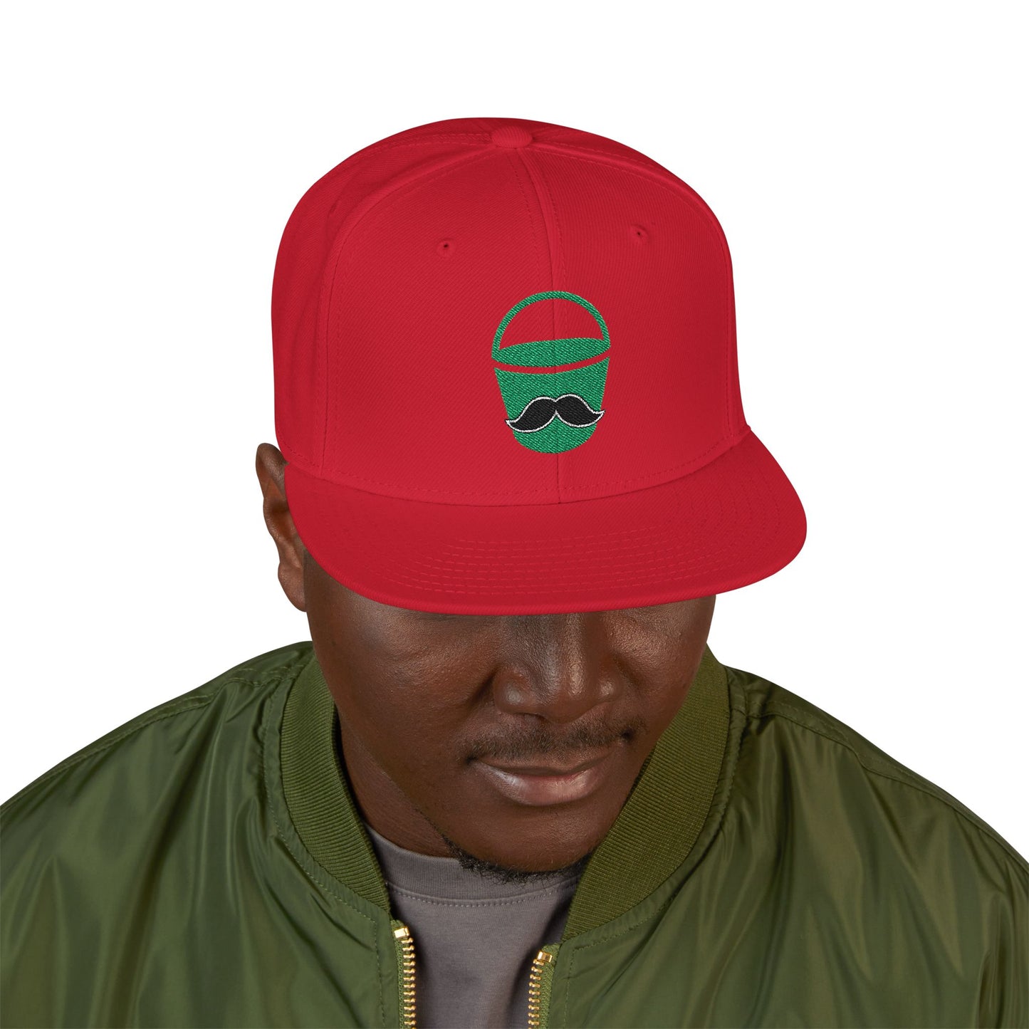 Snapback Cap Don Bucket Company Logo Embroidery