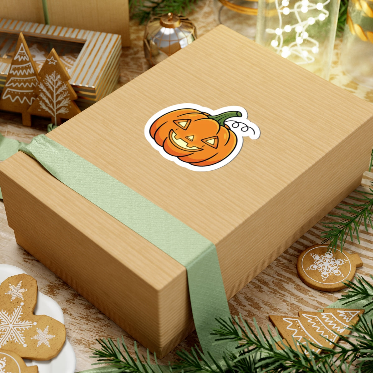 Pumpkin Kiss-Cut Stickers for Halloween Decor, Laptop, Scrapbooking, Seasonal Crafts, Party Favors, Trick or Treat