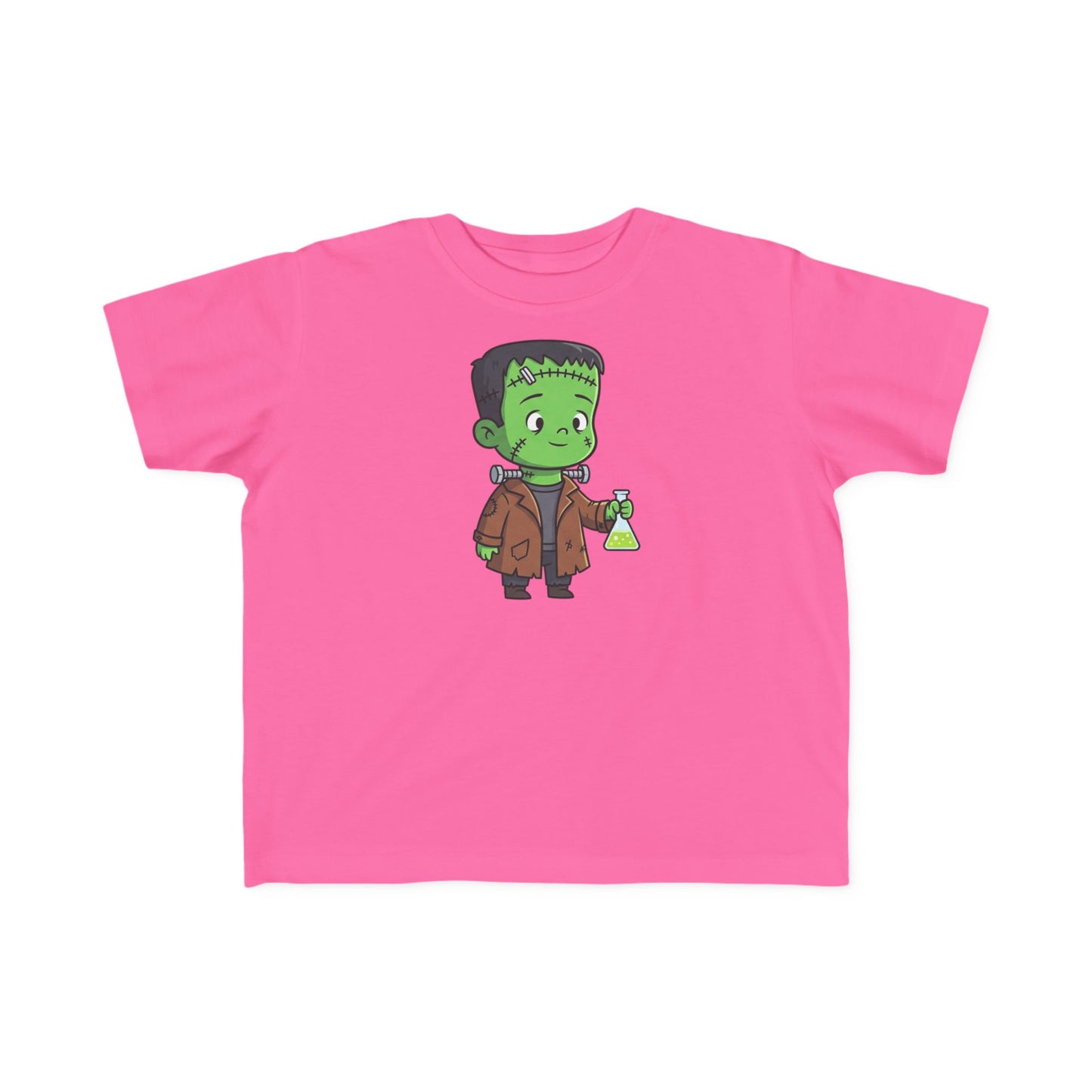 Toddler Franken-Science Tee, Cute Halloween Shirt, Toddler Graphic T-Shirt, Kids Costume Top, Trick-or-Treat Apparel
