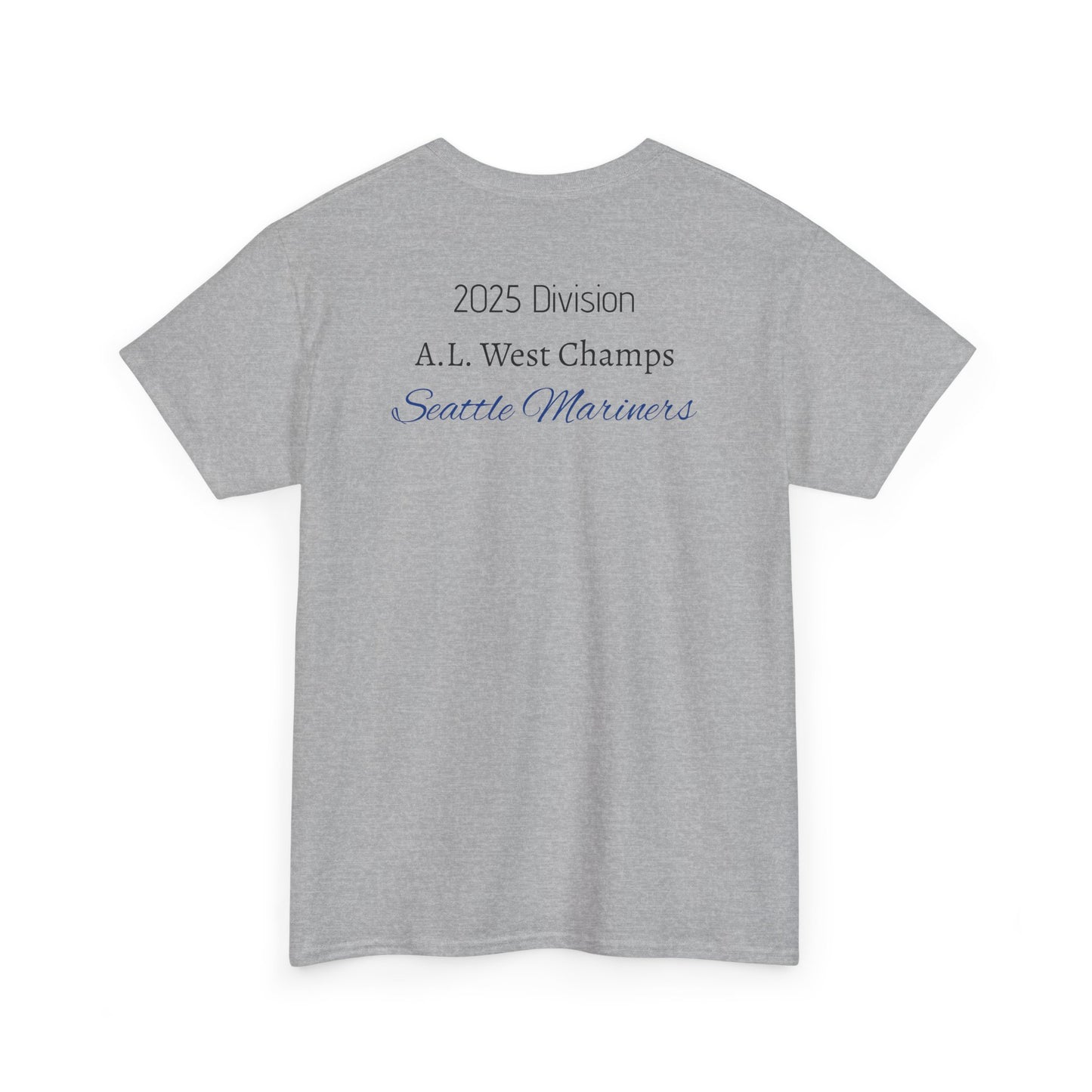 Unisex Heavy Cotton Tee | American League West Division Champs 2025, Sports Fan Tee, Gift for Baseball Lovers, Casual Wear, Team Merchandise