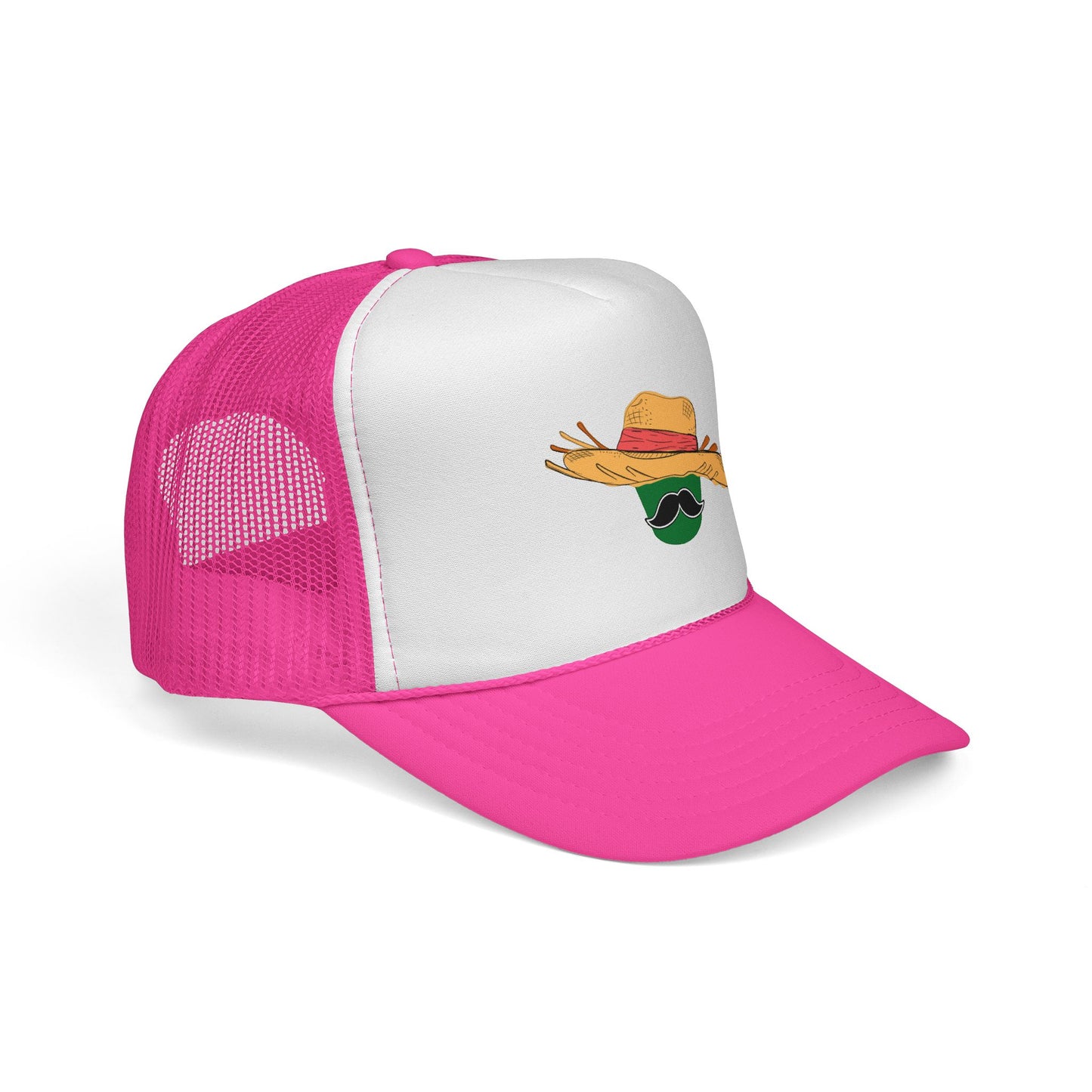 Jibarito Don Bucket Trucker Cap, Beach Hat, Outdoor Adventure Cap, Festival Wear, Gift for Him/Her, Stylish Sun Protection