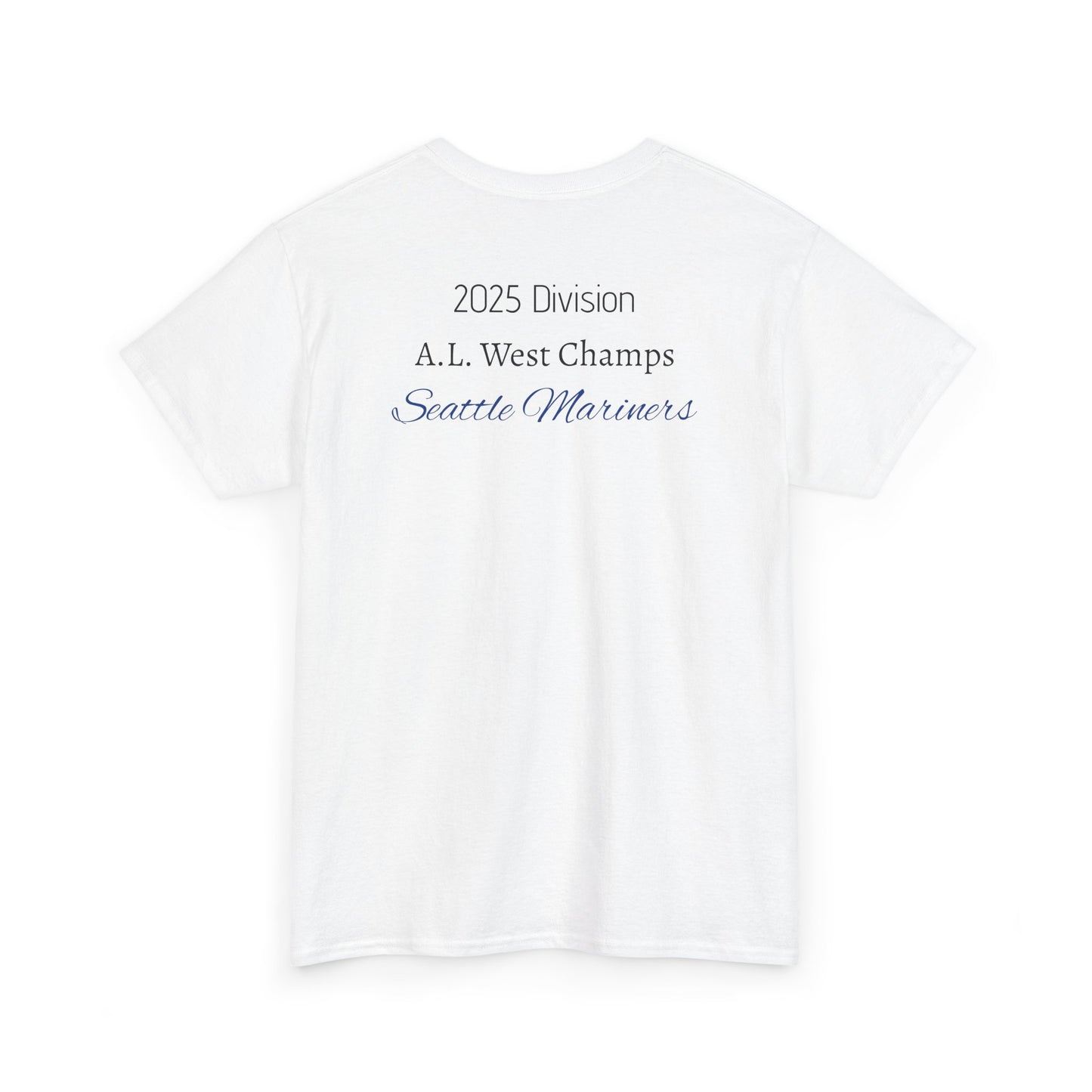 Unisex Heavy Cotton Tee | American League West Division Champs 2025, Sports Fan Tee, Gift for Baseball Lovers, Casual Wear, Team Merchandise