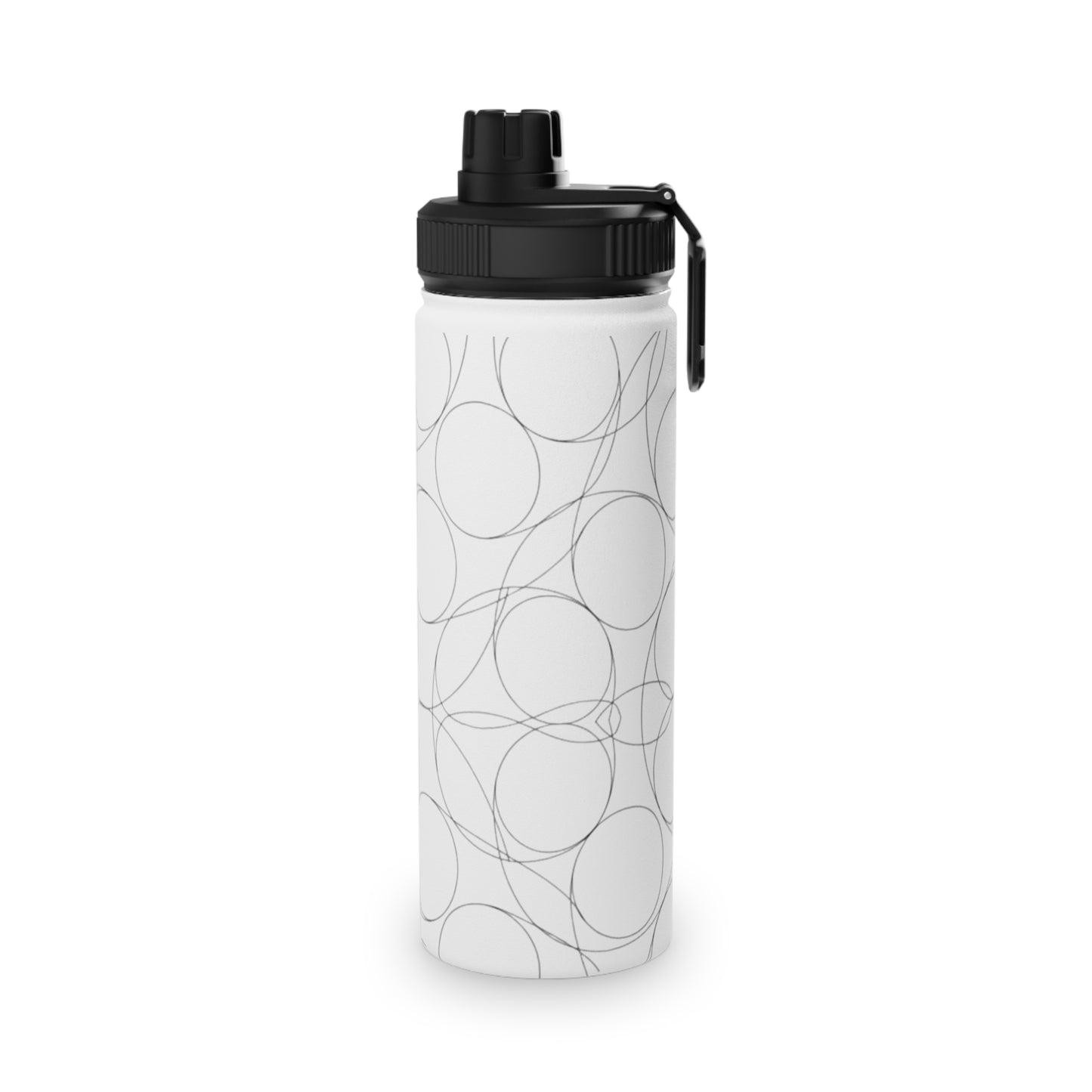Insulated Stainless Steel Water Bottle with Lid | Keeps Drinks Cold 24H | Leak-Proof for Gym, Hiking & Travel