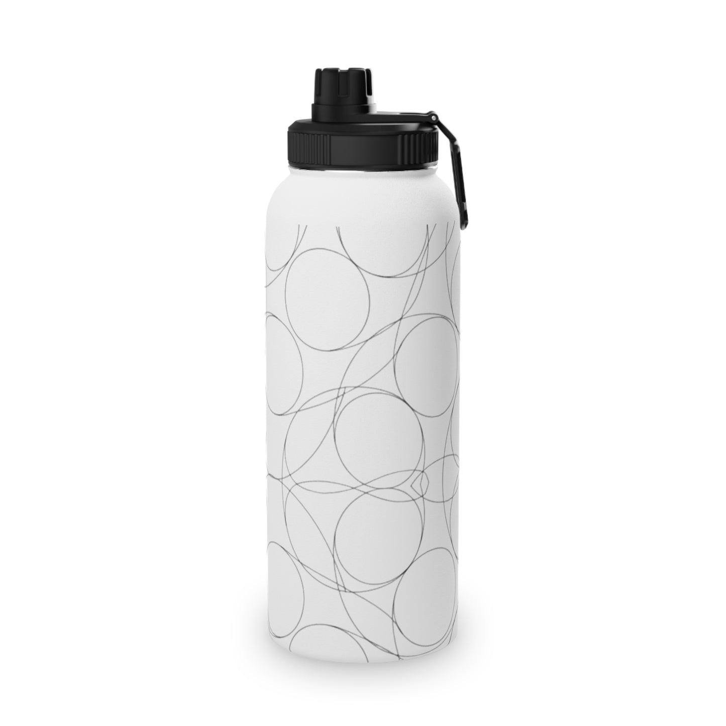 Insulated Stainless Steel Water Bottle with Lid | Keeps Drinks Cold 24H | Leak-Proof for Gym, Hiking & Travel