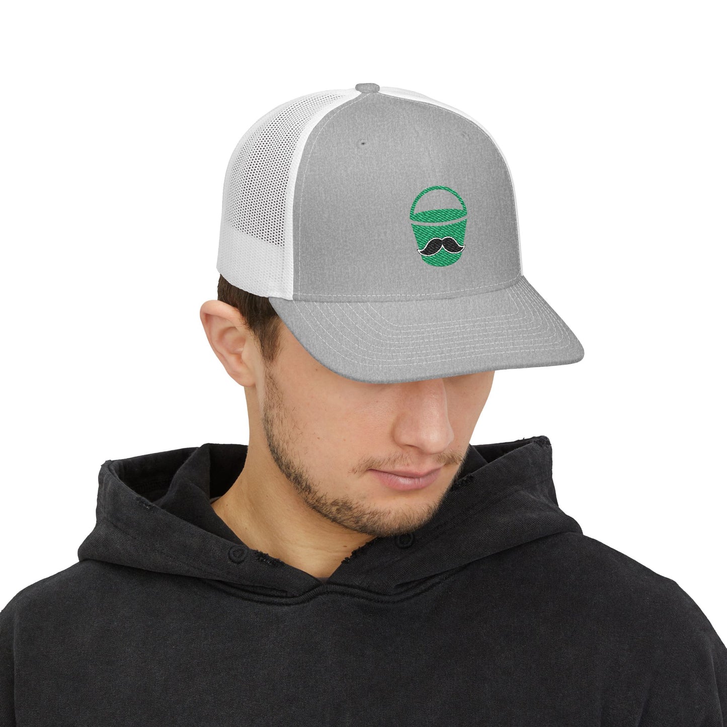 Don Bucket Company Logo Snapback Trucker Cap, Embroidered Hat, Unique Baseball