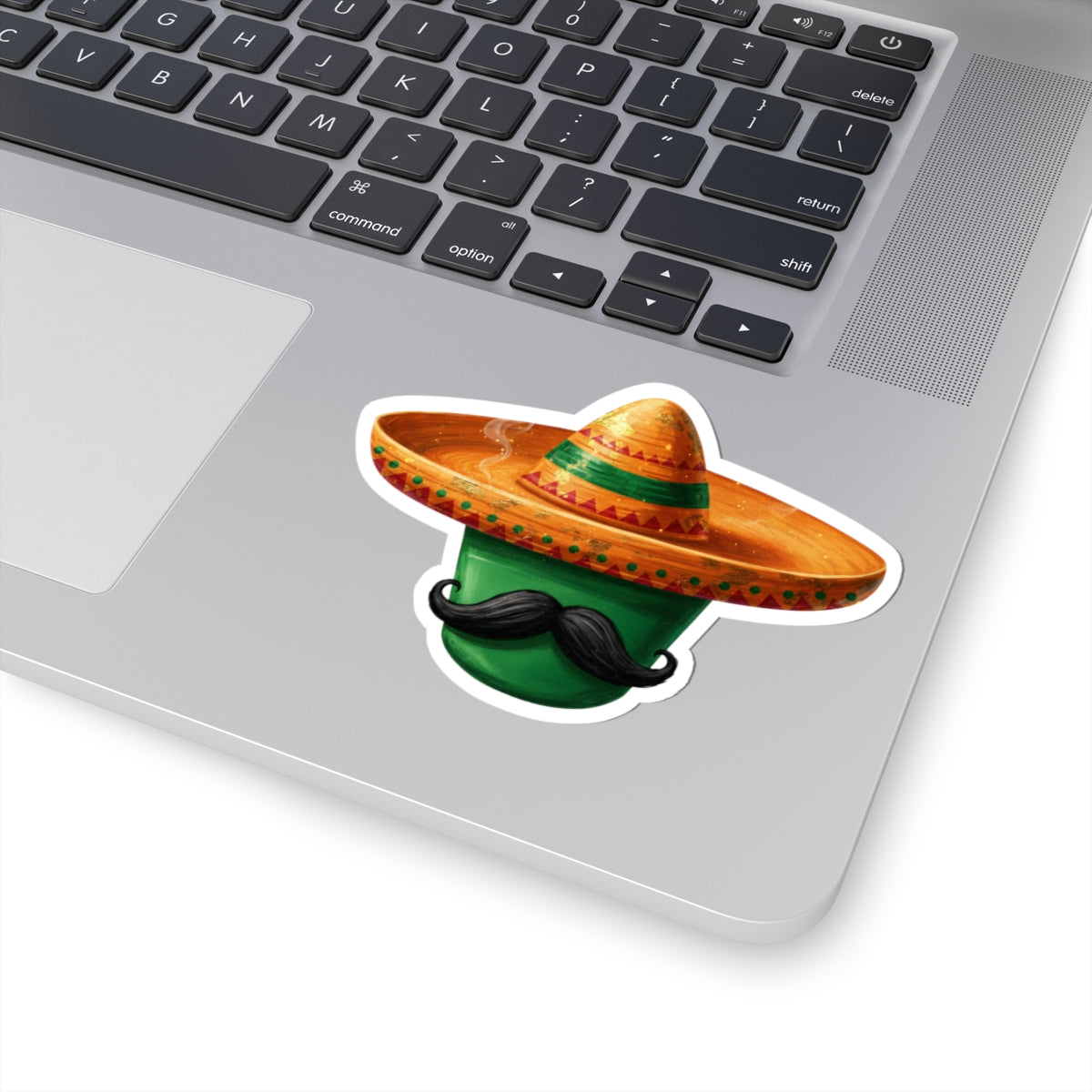 Sombrero Don Bucket Sticker, Mexican Hat Decal, Festive Travel Laptop